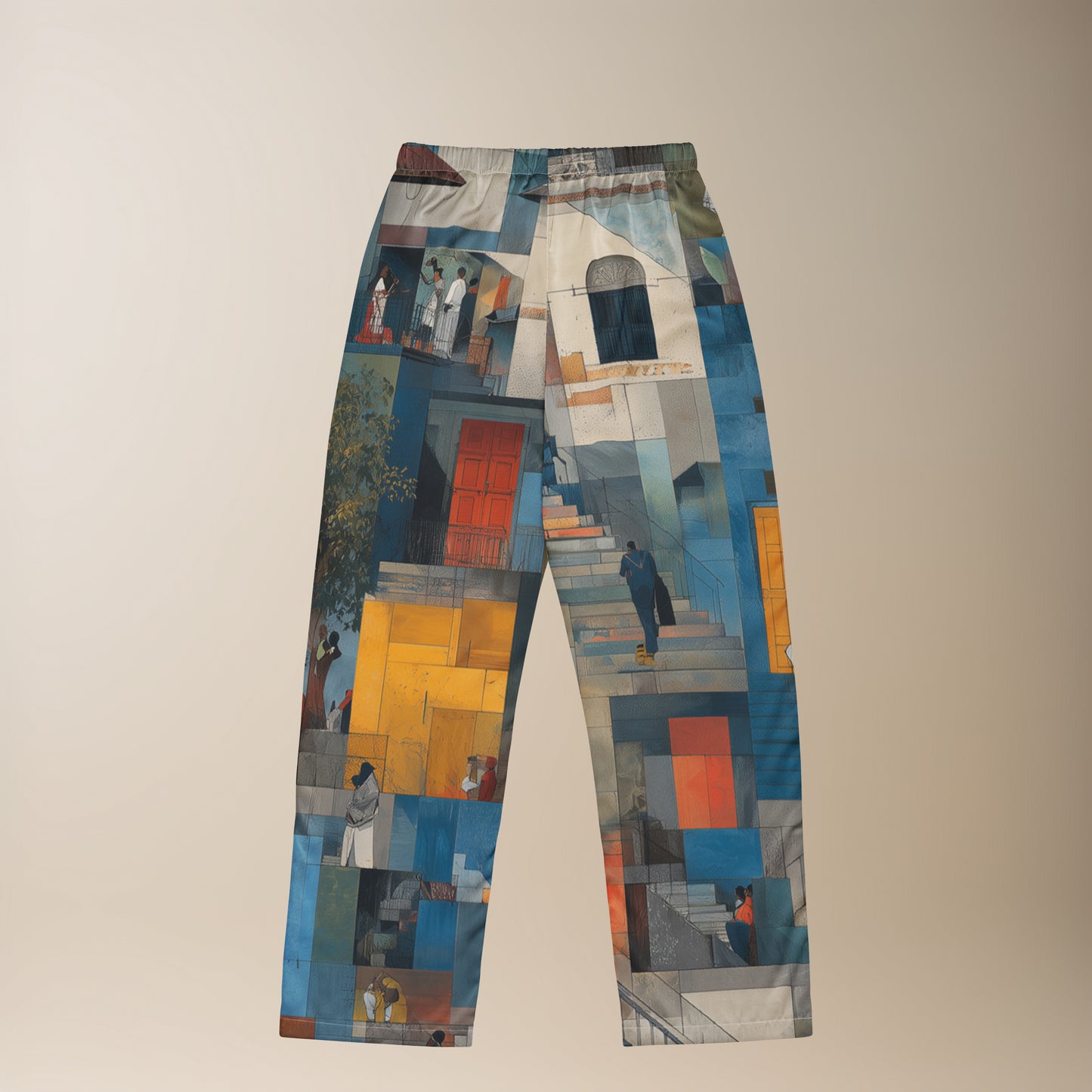 Tetrix Urban Collage – All-Over Print Pajama Pants