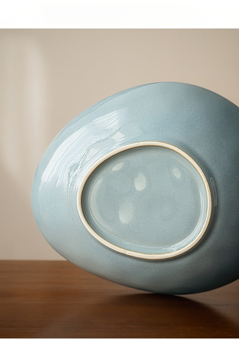 Ice Crack Glaze Ceramic Bowl (8") – Scratch-Resistant Ramen & Pasta Bowl