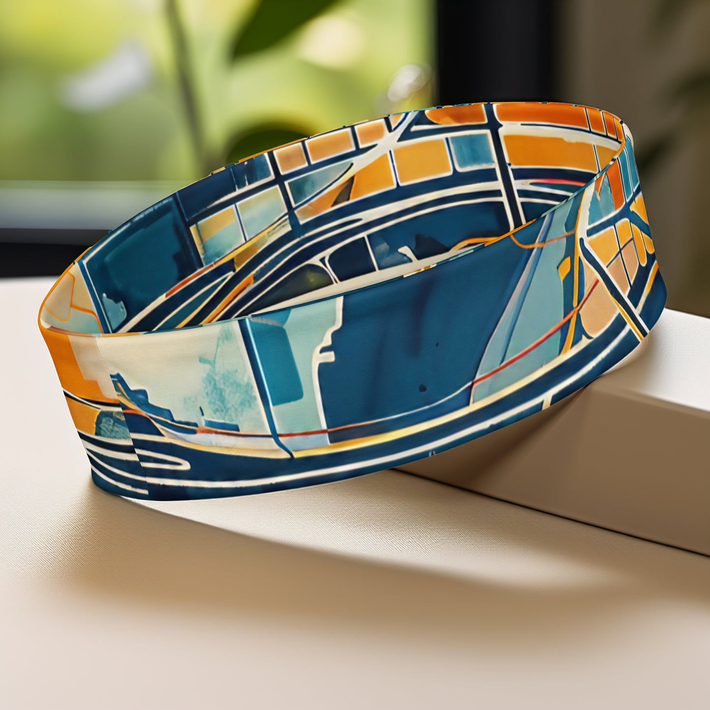 Abstract Phoenix City Map - Stylish Headband for Everyday Wear