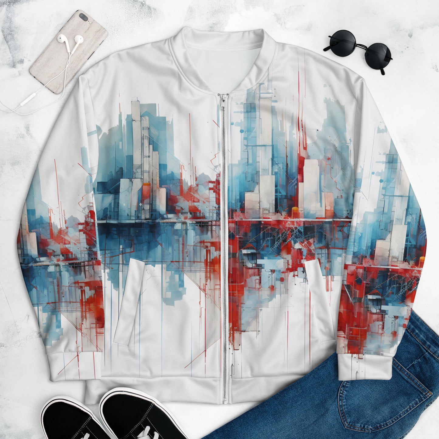 D-S Unisex Bomber Jacket
