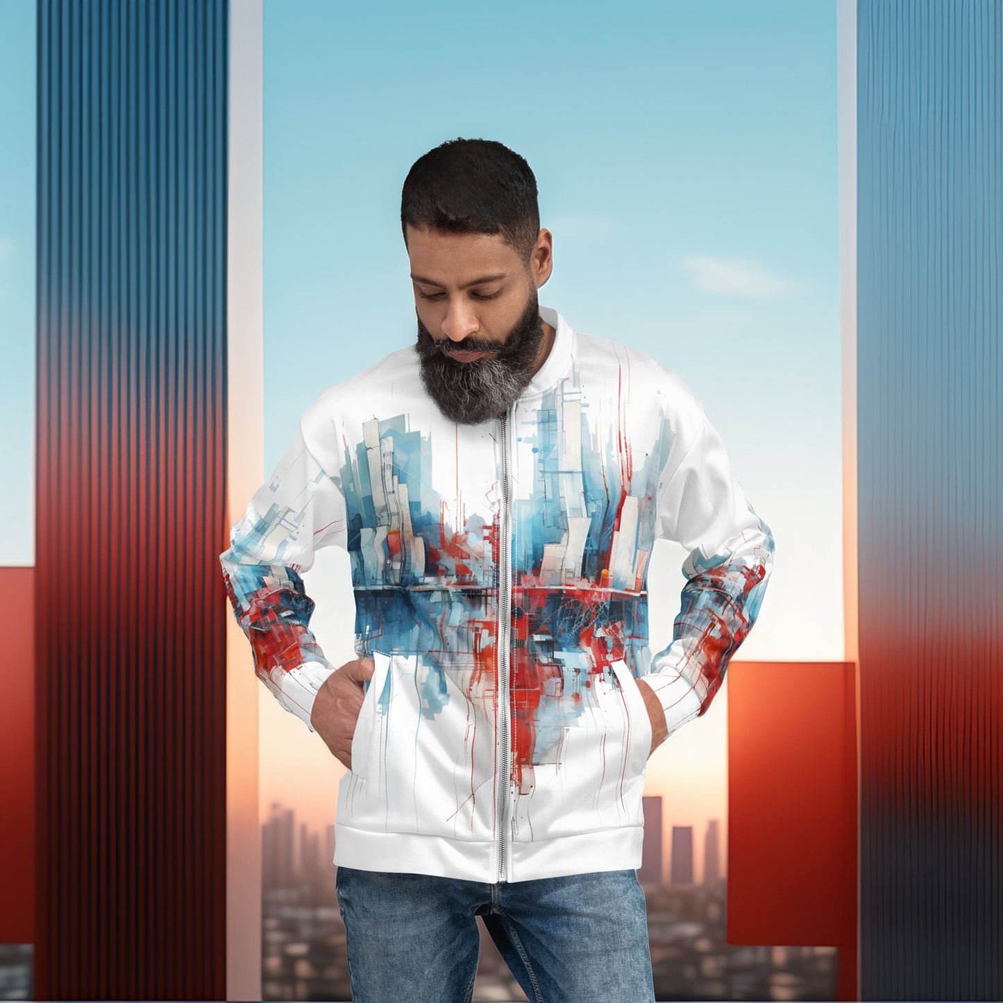 D-S Unisex Bomber Jacket