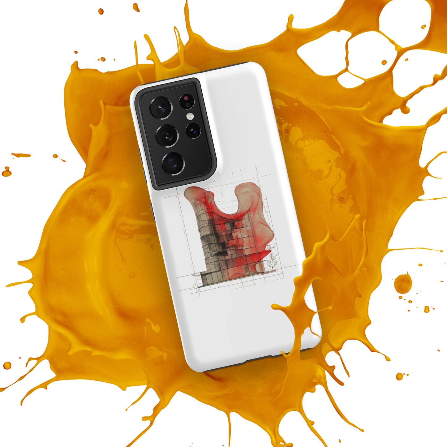 Evolvance Tough Samsung Case - Architectural Fluidity Design