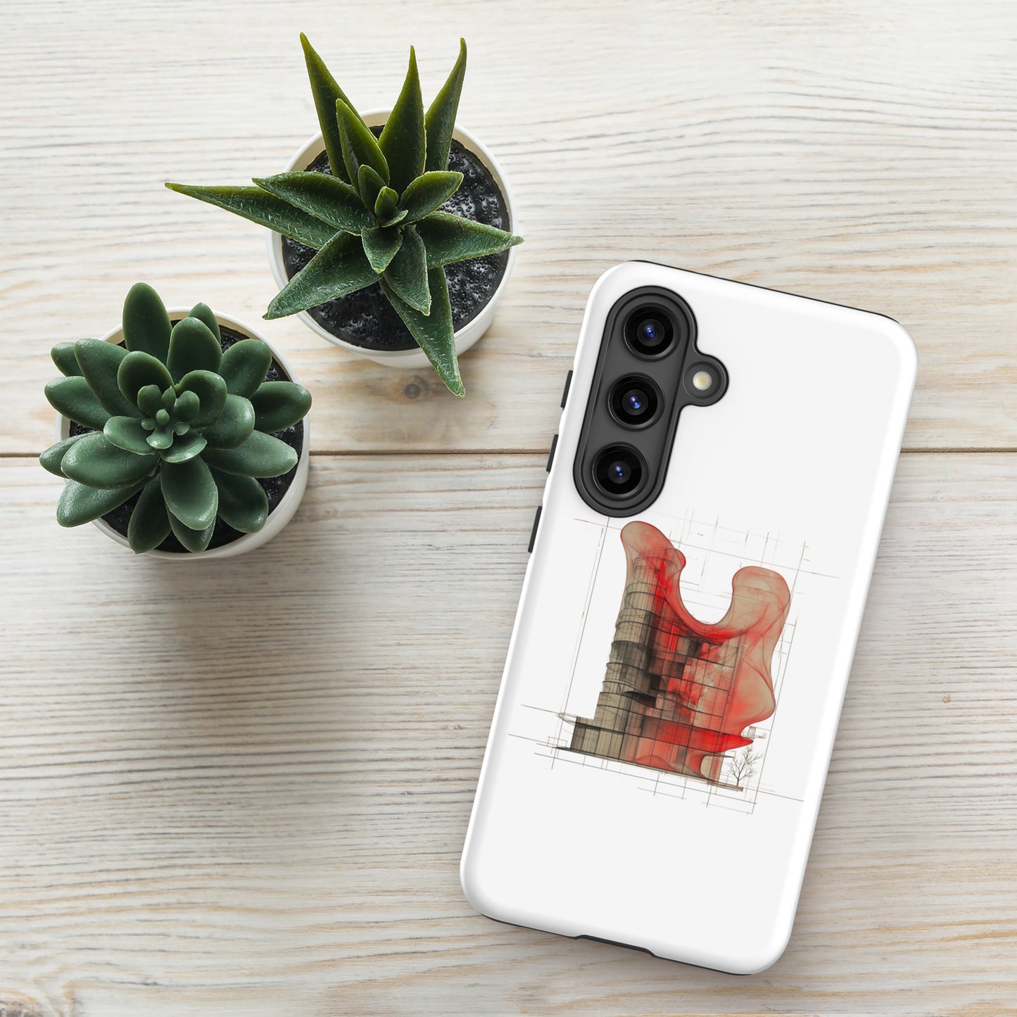 Evolvance Tough Samsung Case - Architectural Fluidity Design