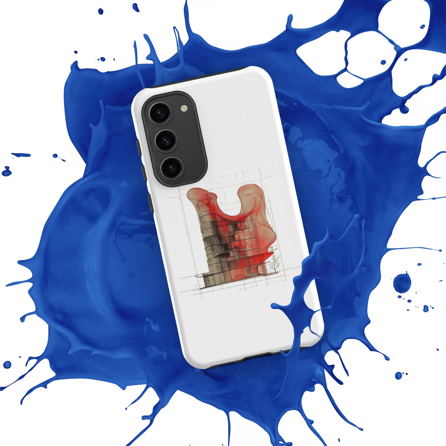 Evolvance Tough Samsung Case - Architectural Fluidity Design