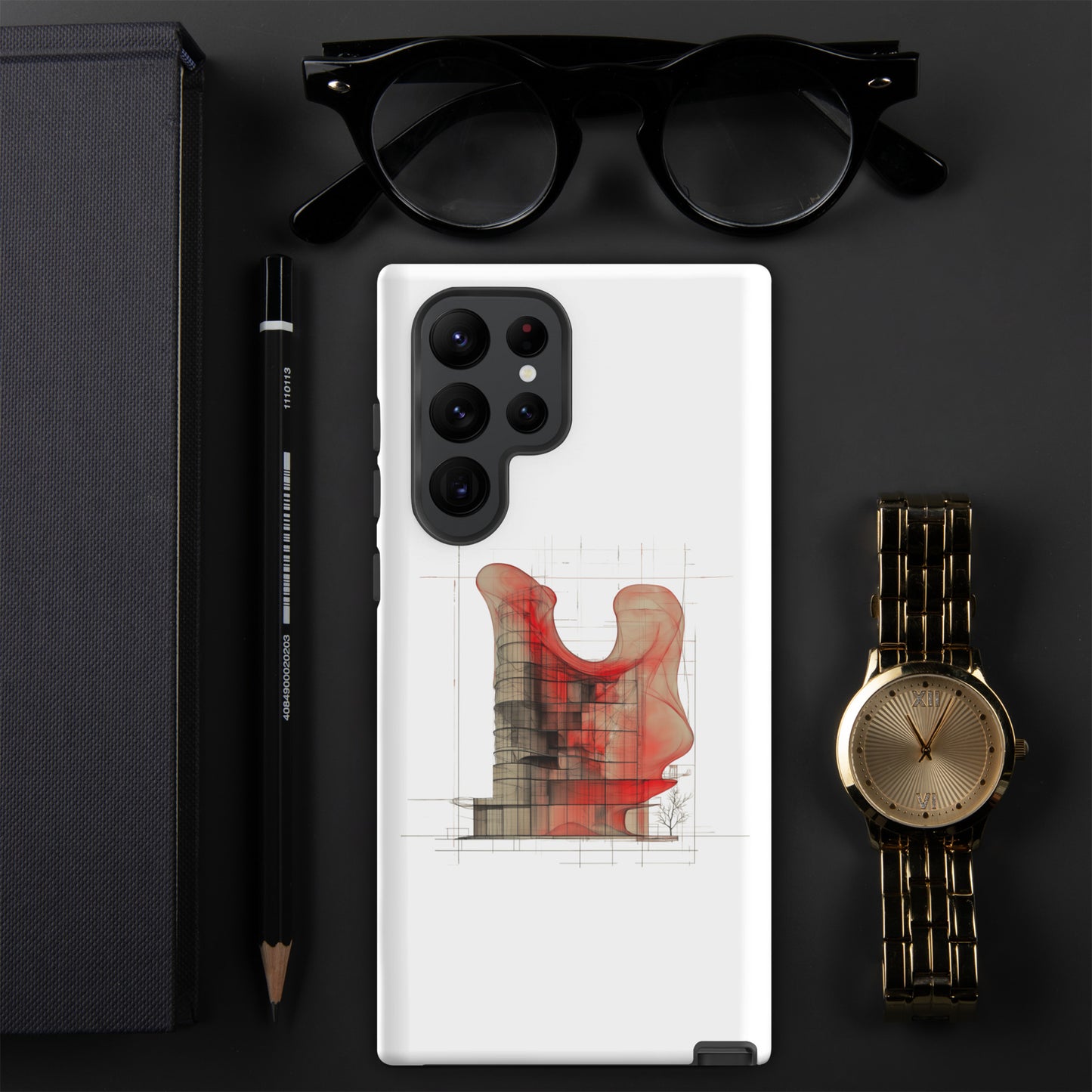 Evolvance Tough Samsung Case - Architectural Fluidity Design