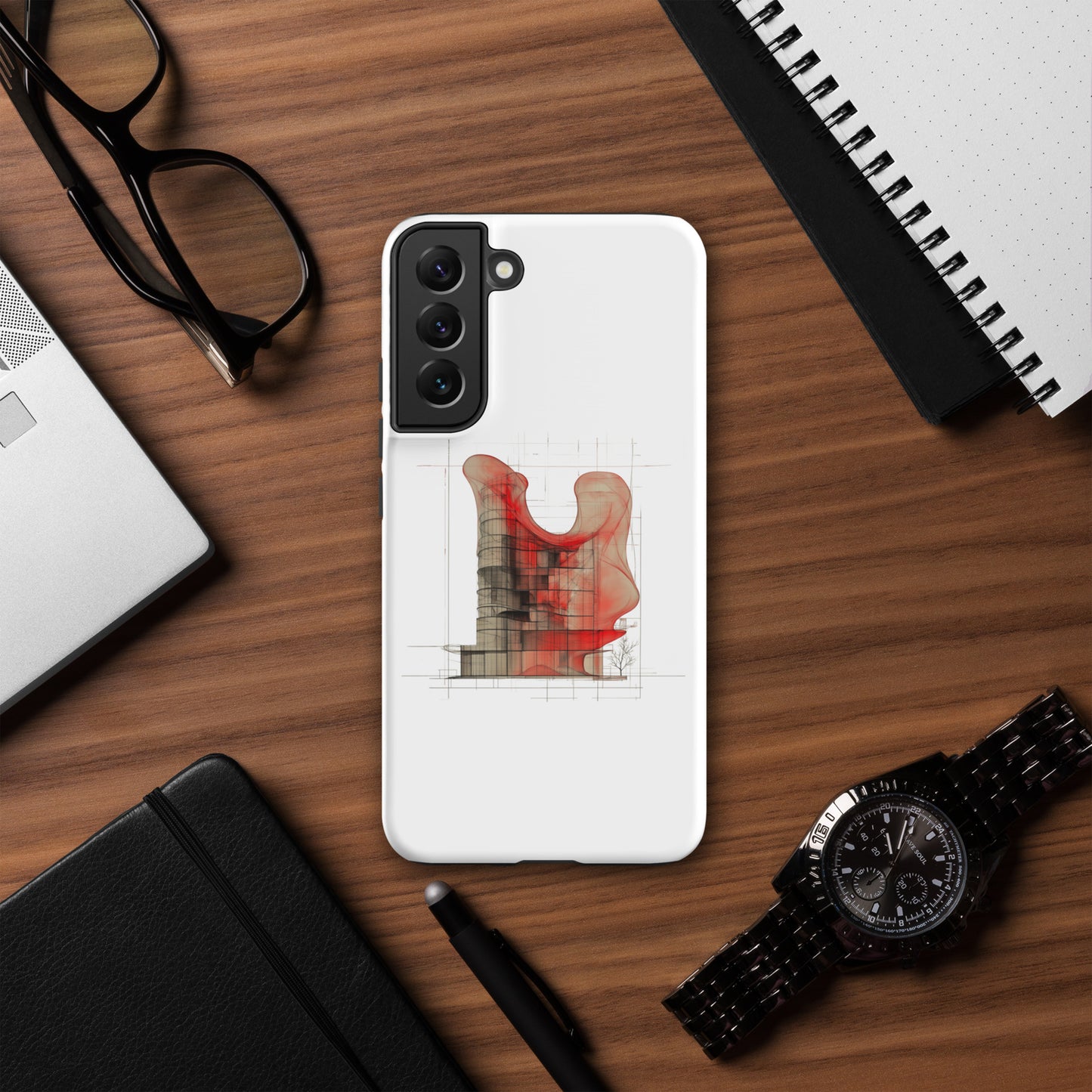 Evolvance Tough Samsung Case - Architectural Fluidity Design