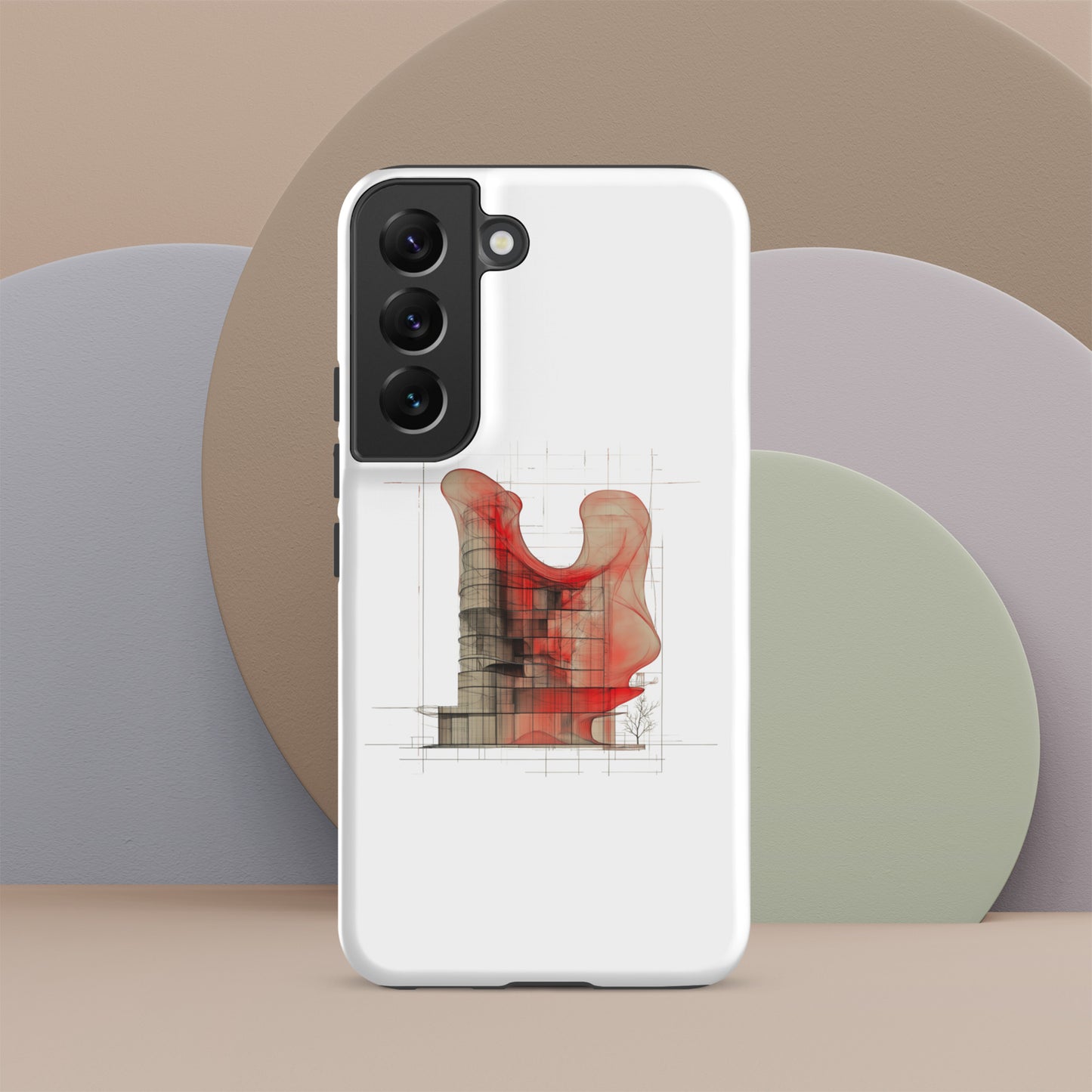 Evolvance Tough Samsung Case - Architectural Fluidity Design