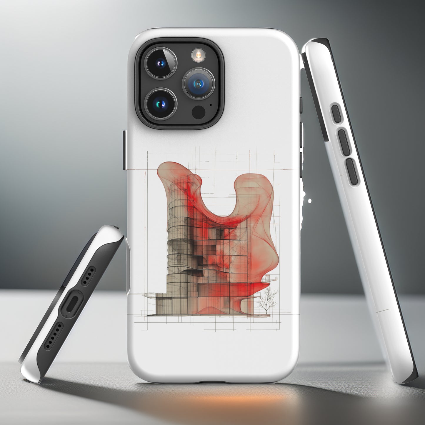 Evolvance Tough iPhone Case - Architectural Fluidity Design