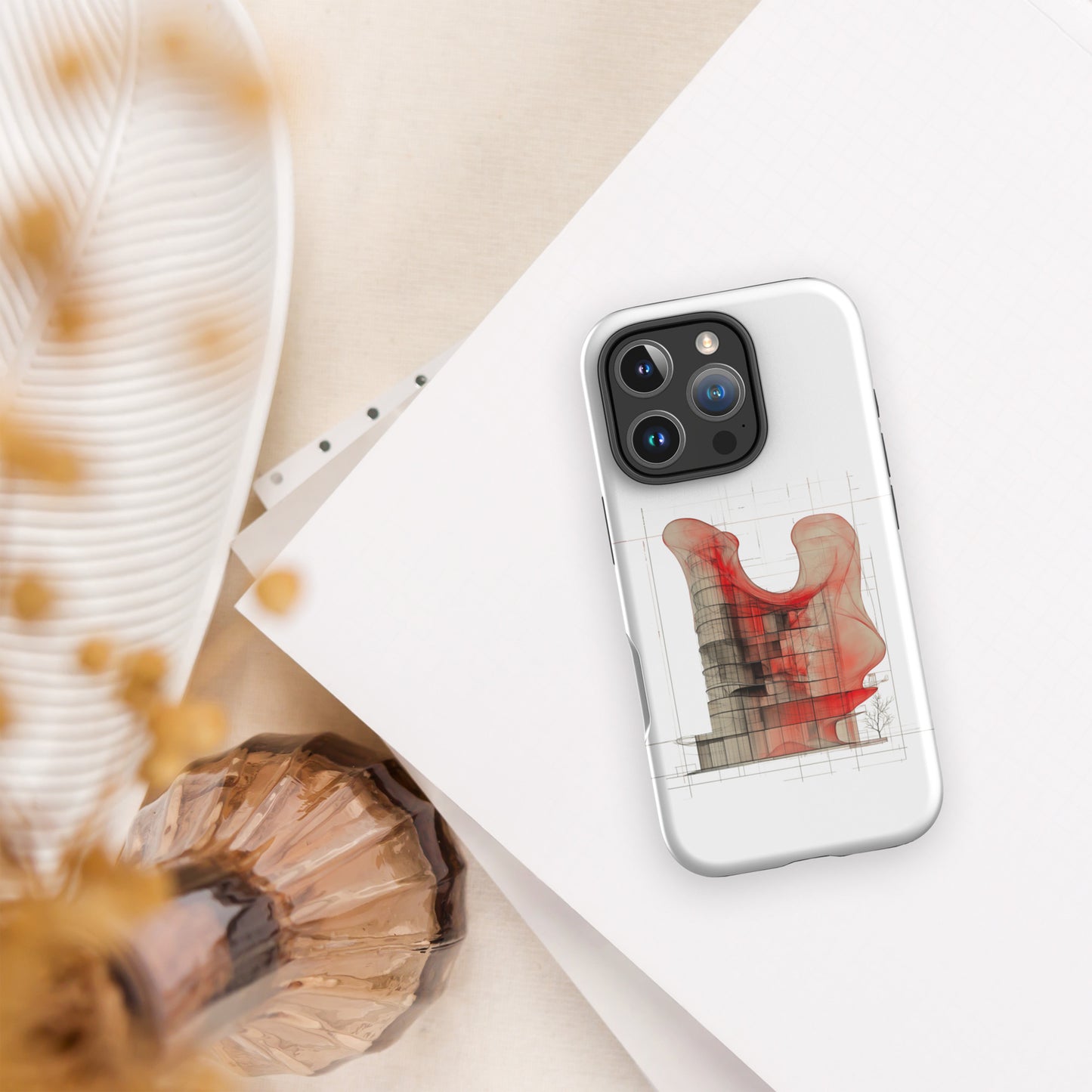 Evolvance Tough iPhone Case - Architectural Fluidity Design