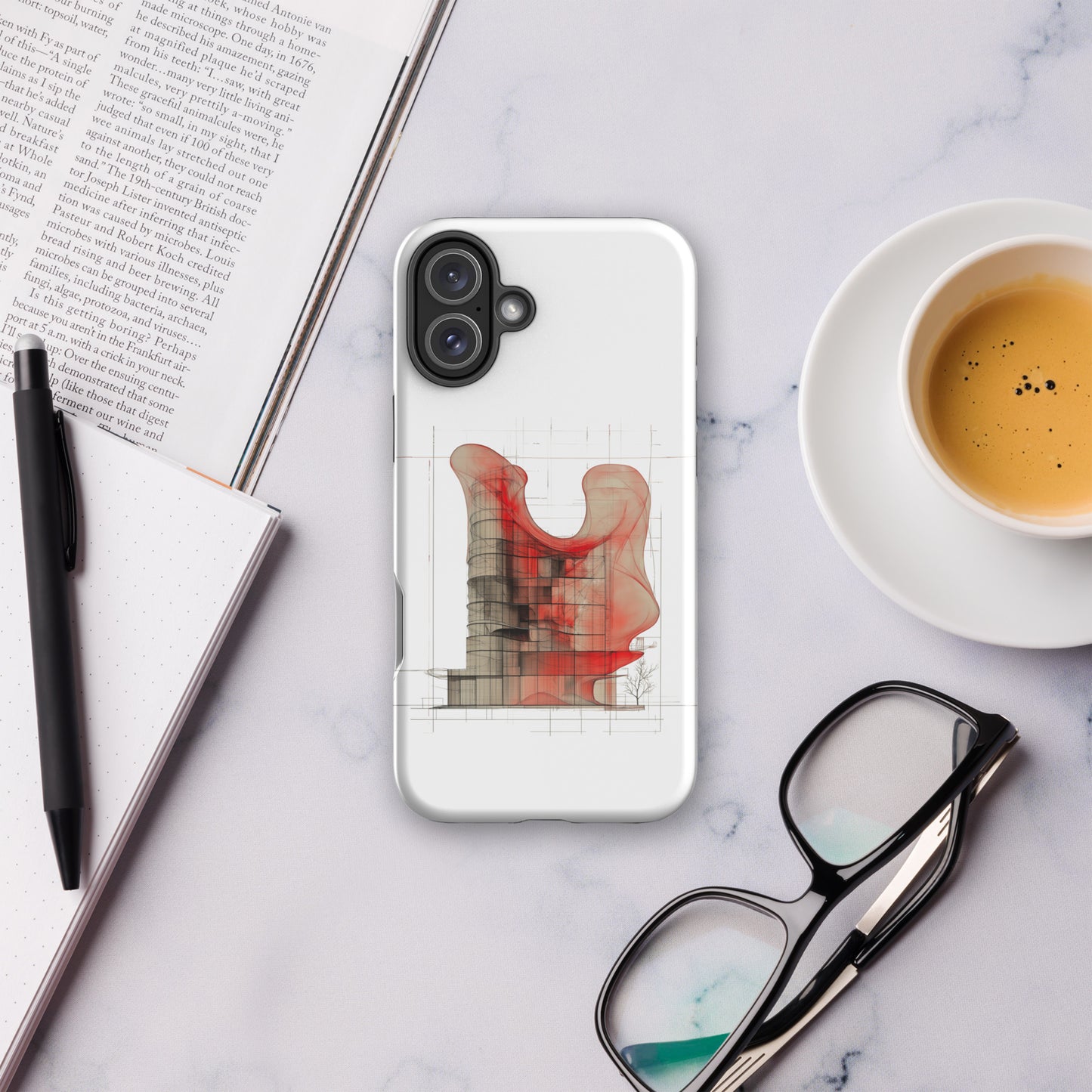 Evolvance Tough iPhone Case - Architectural Fluidity Design
