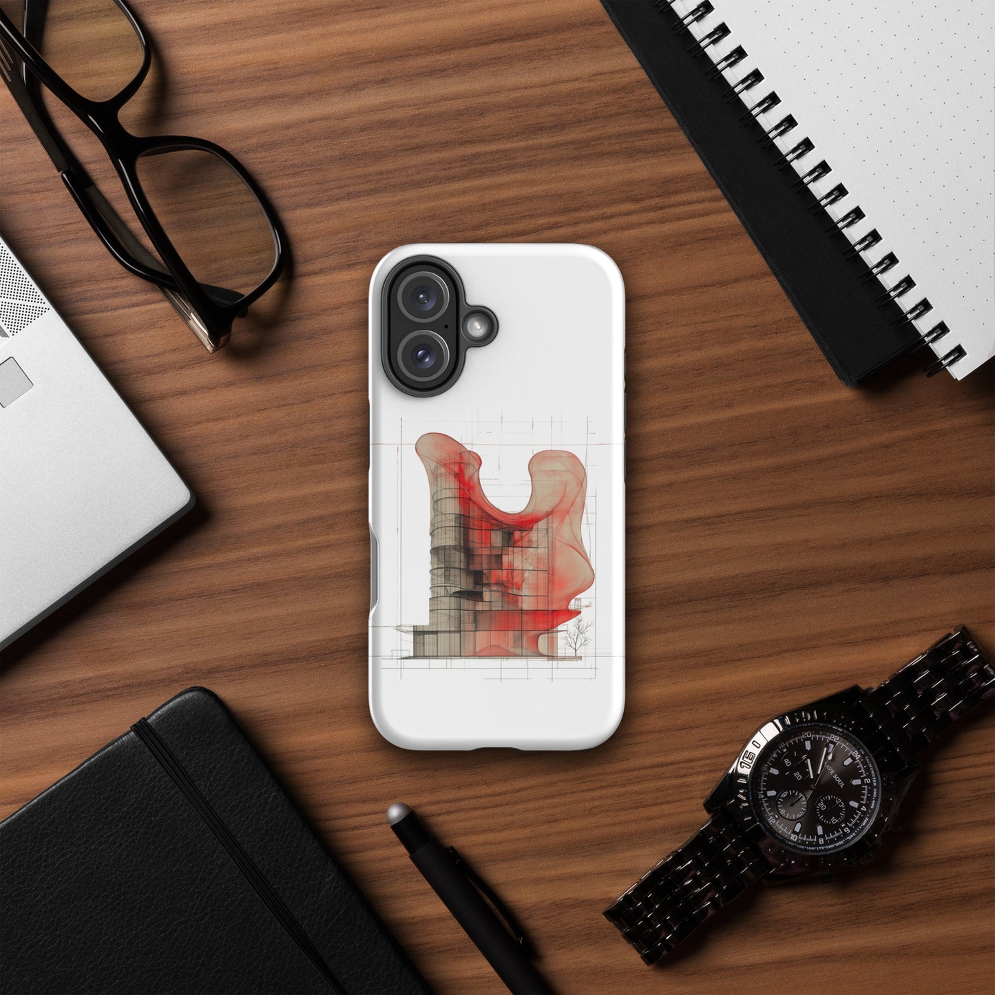 Evolvance Tough iPhone Case - Architectural Fluidity Design