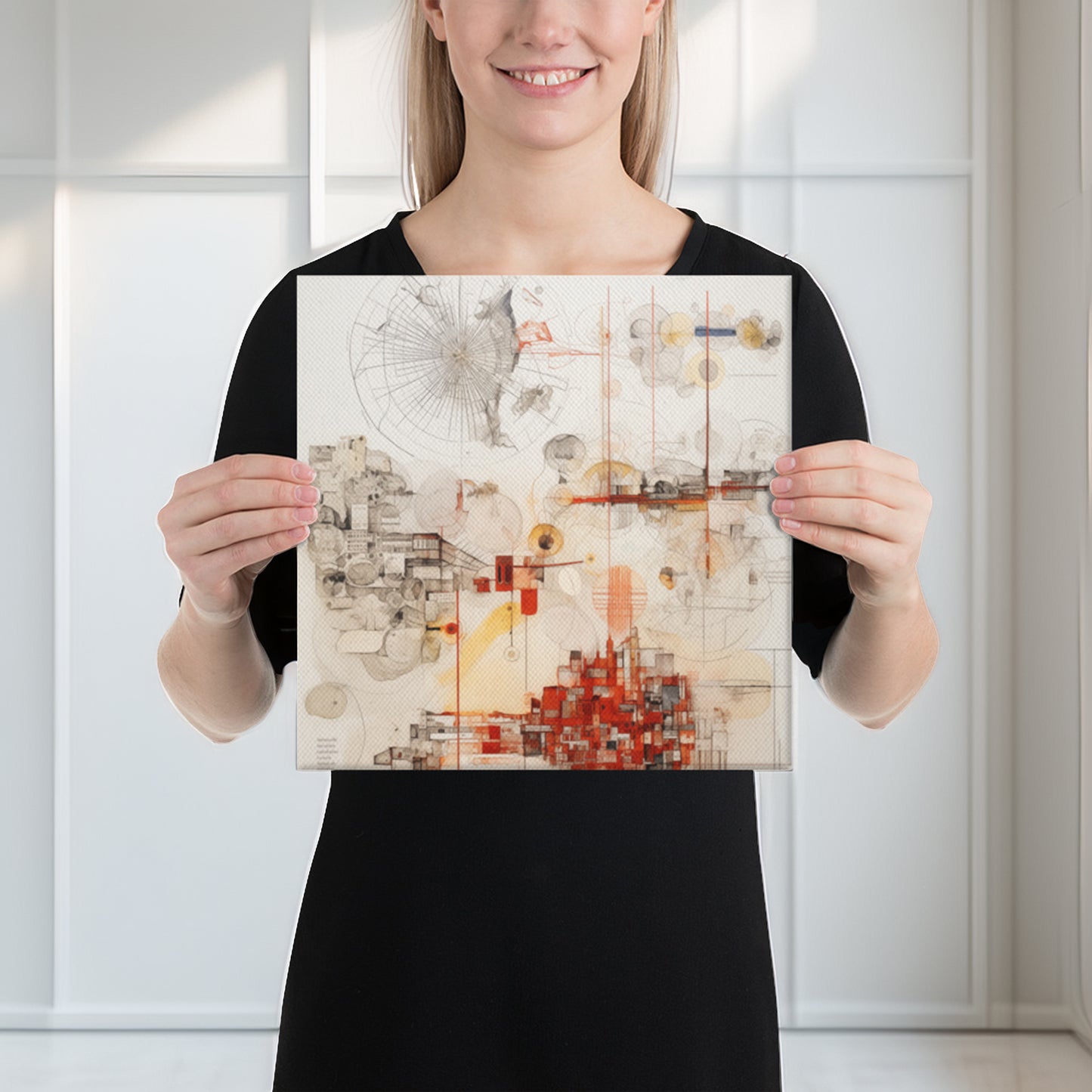 Urban Nexus: A Cartographic Symphony – Canvas