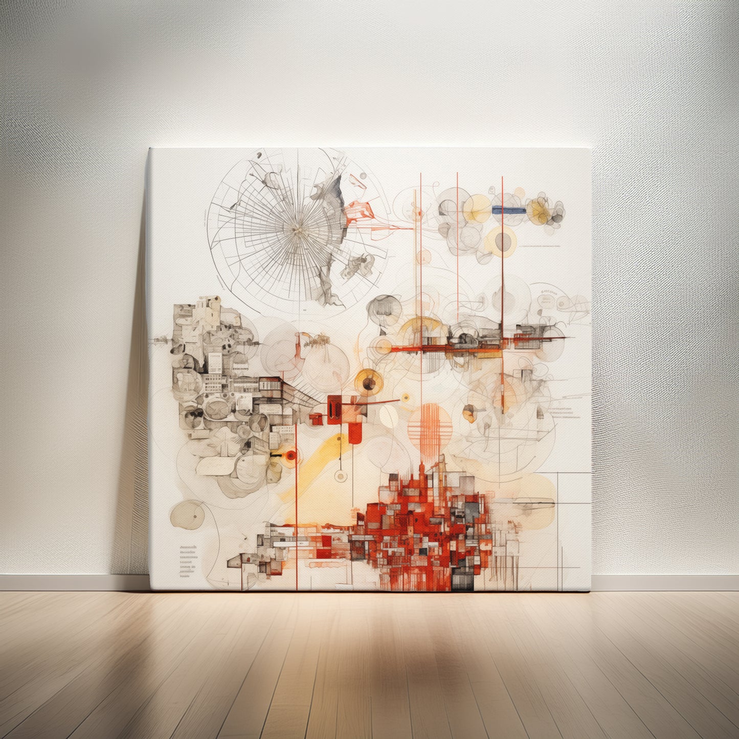 Urban Nexus: A Cartographic Symphony – Canvas