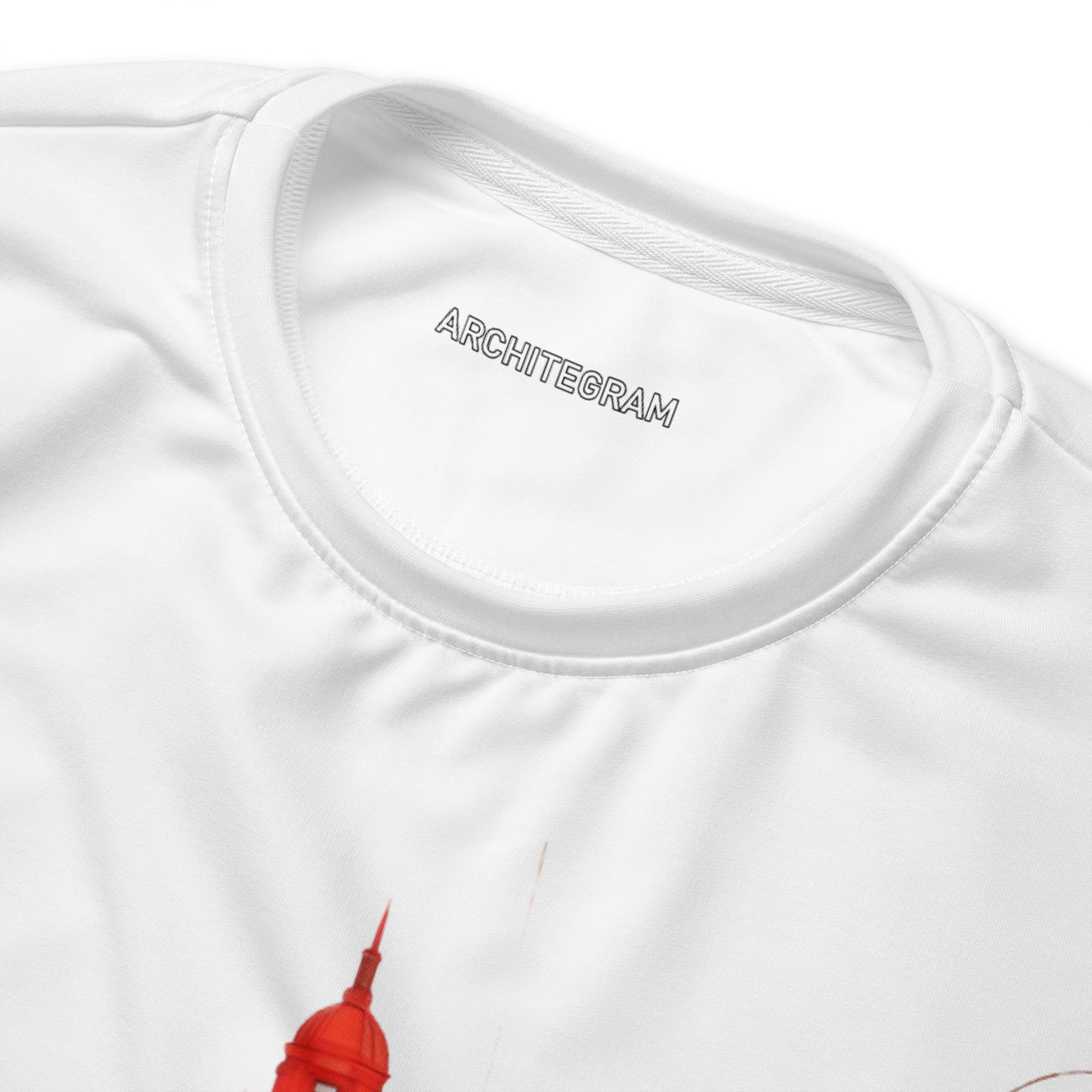Red Urban Wireframe Sweatshirt