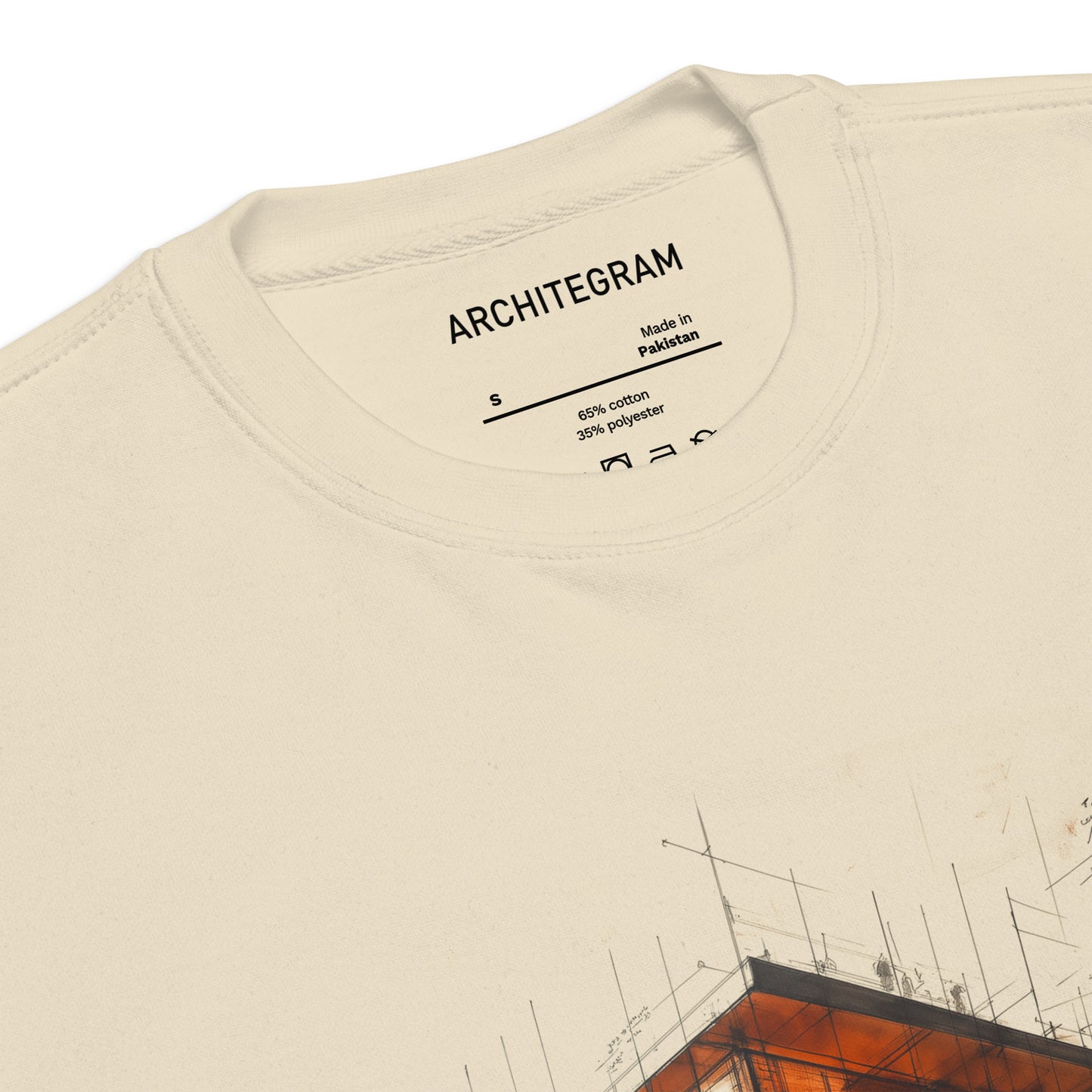 Strata Form Premium Sweatshirt - Modular Architectural Design