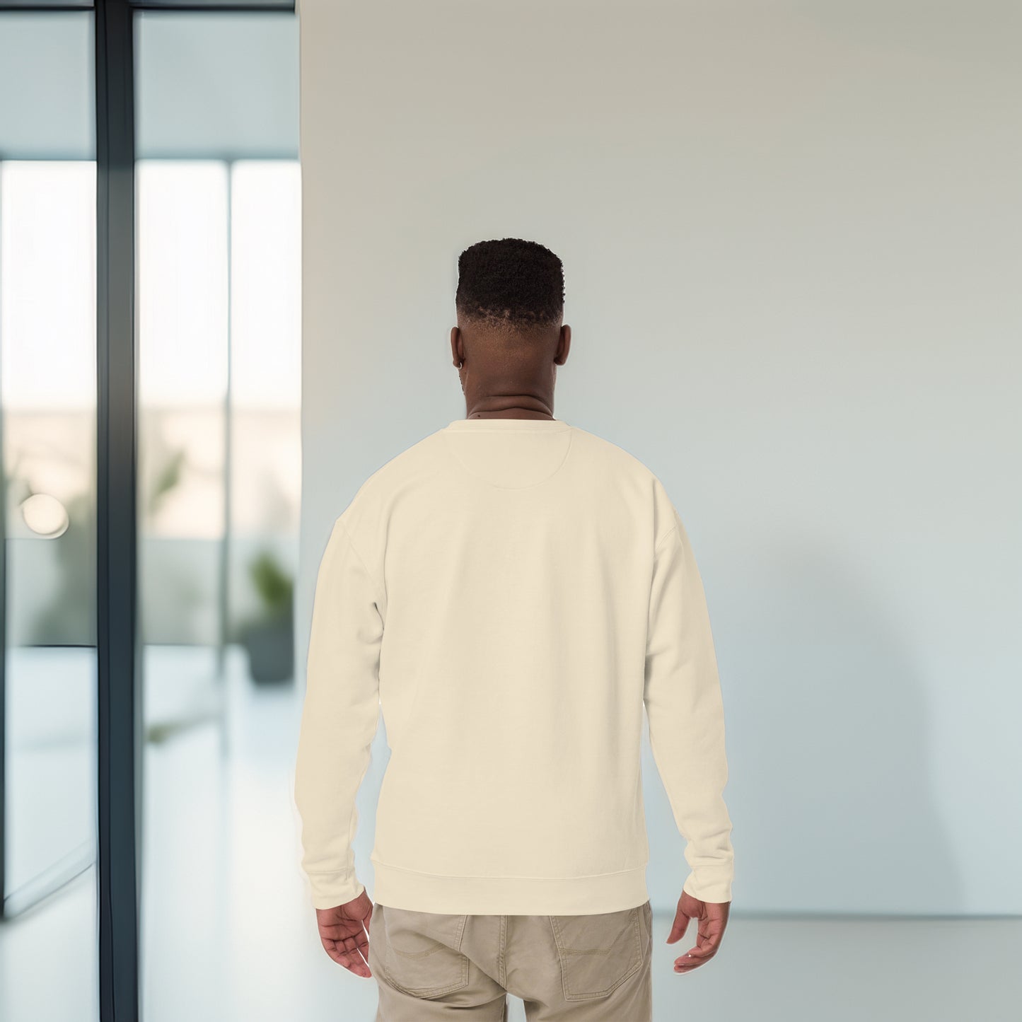 Strata Form Premium Sweatshirt - Modular Architectural Design