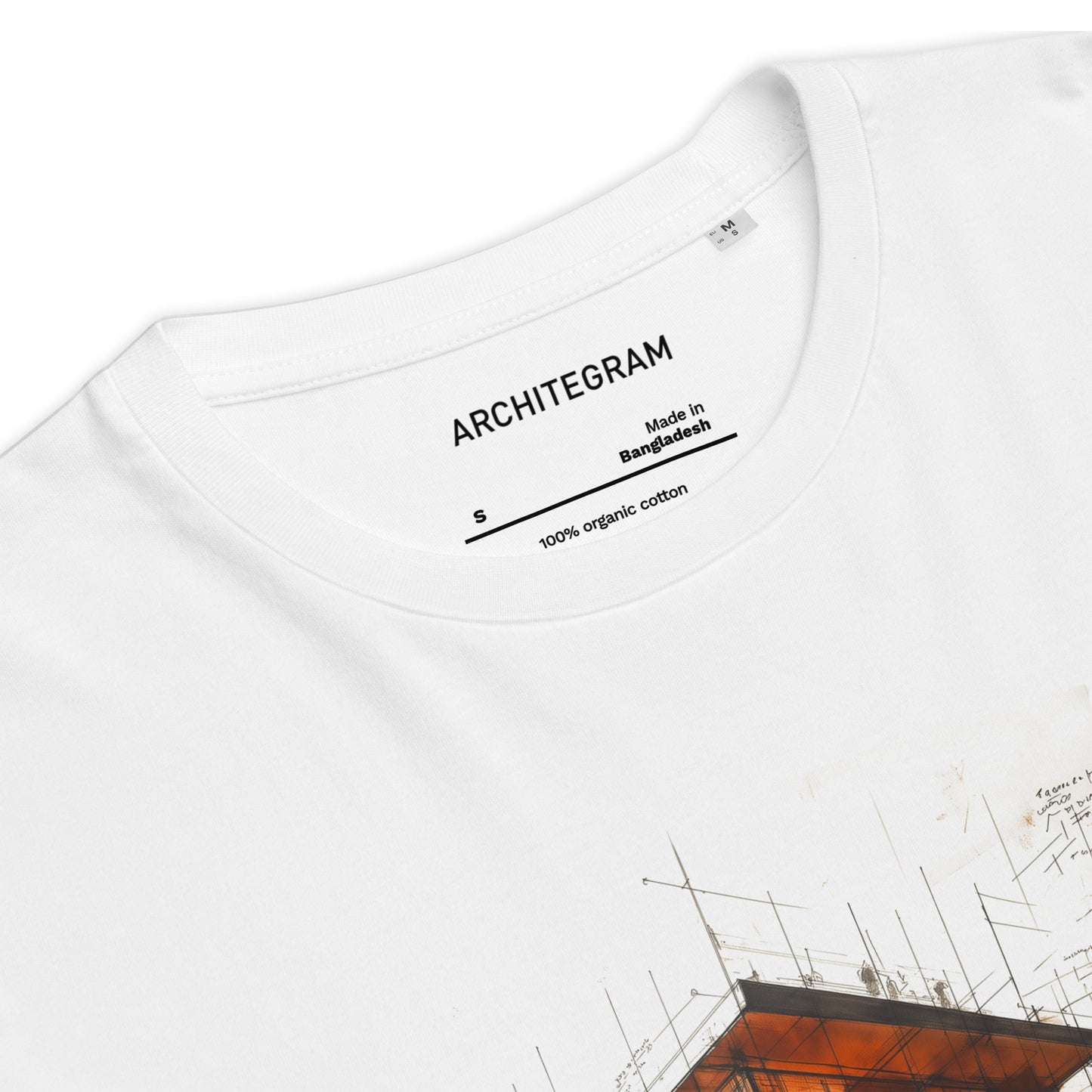 Strata Form T-Shirt - Organic Cotton Architectural Design