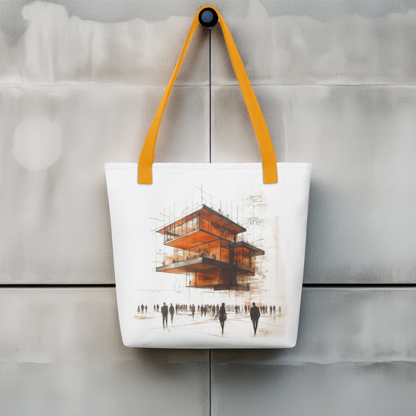 Strata Form Tote Bag - Modular Architectural Design