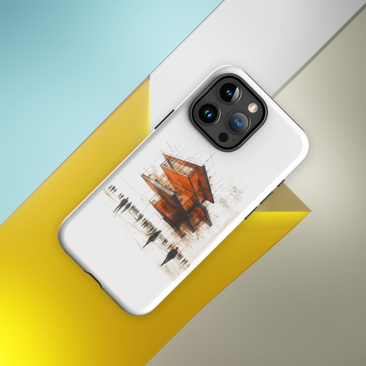 Strata Form Tough iPhone Case | Precision & Architectural Protection