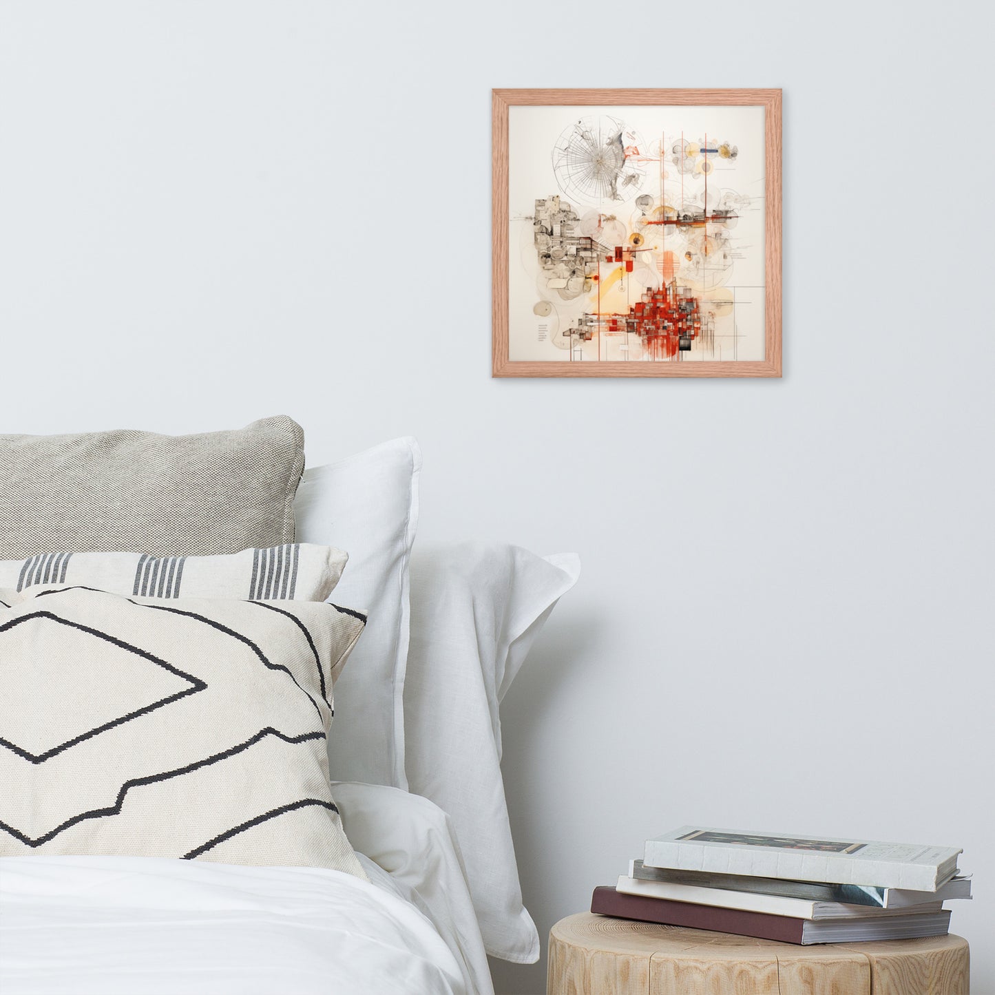 Urban Nexus: A Cartographic Symphony – Framed Poster