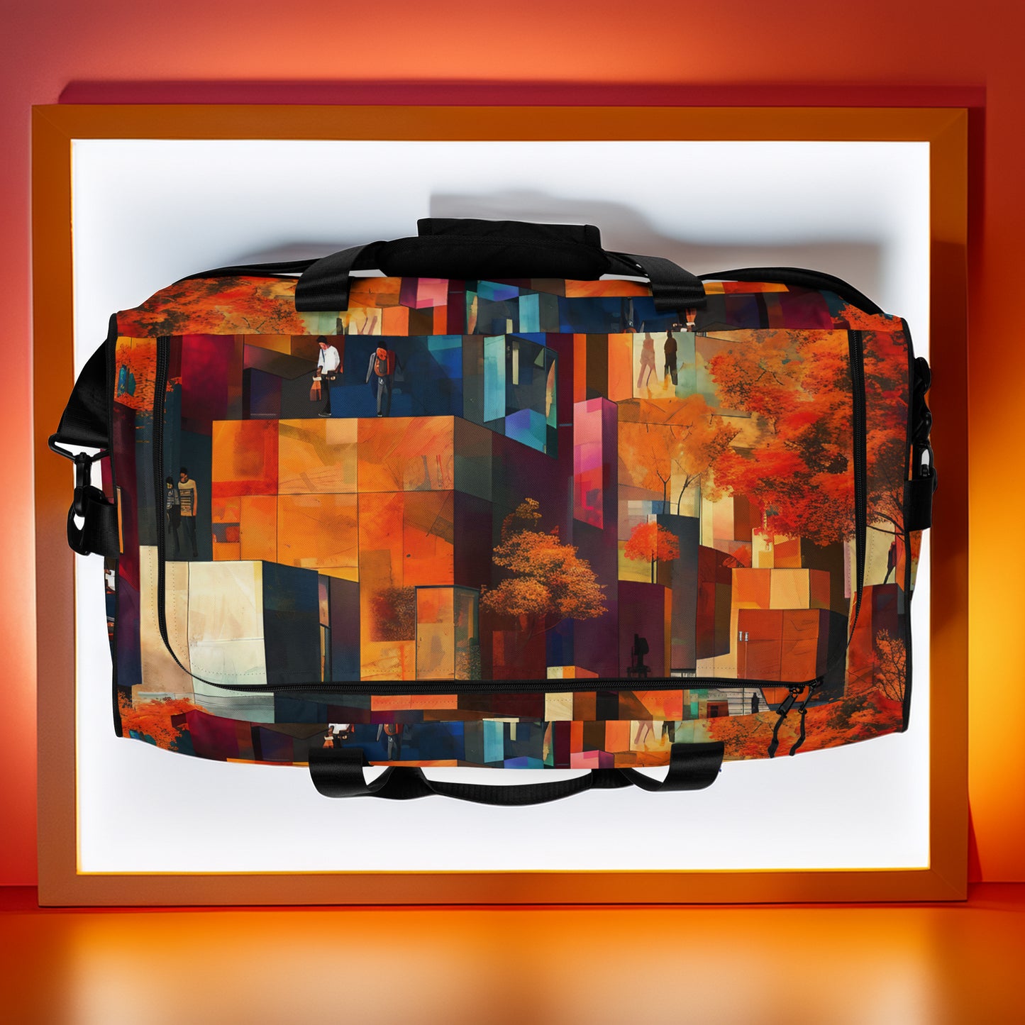 Vibrant Autumn Duffle Bag
