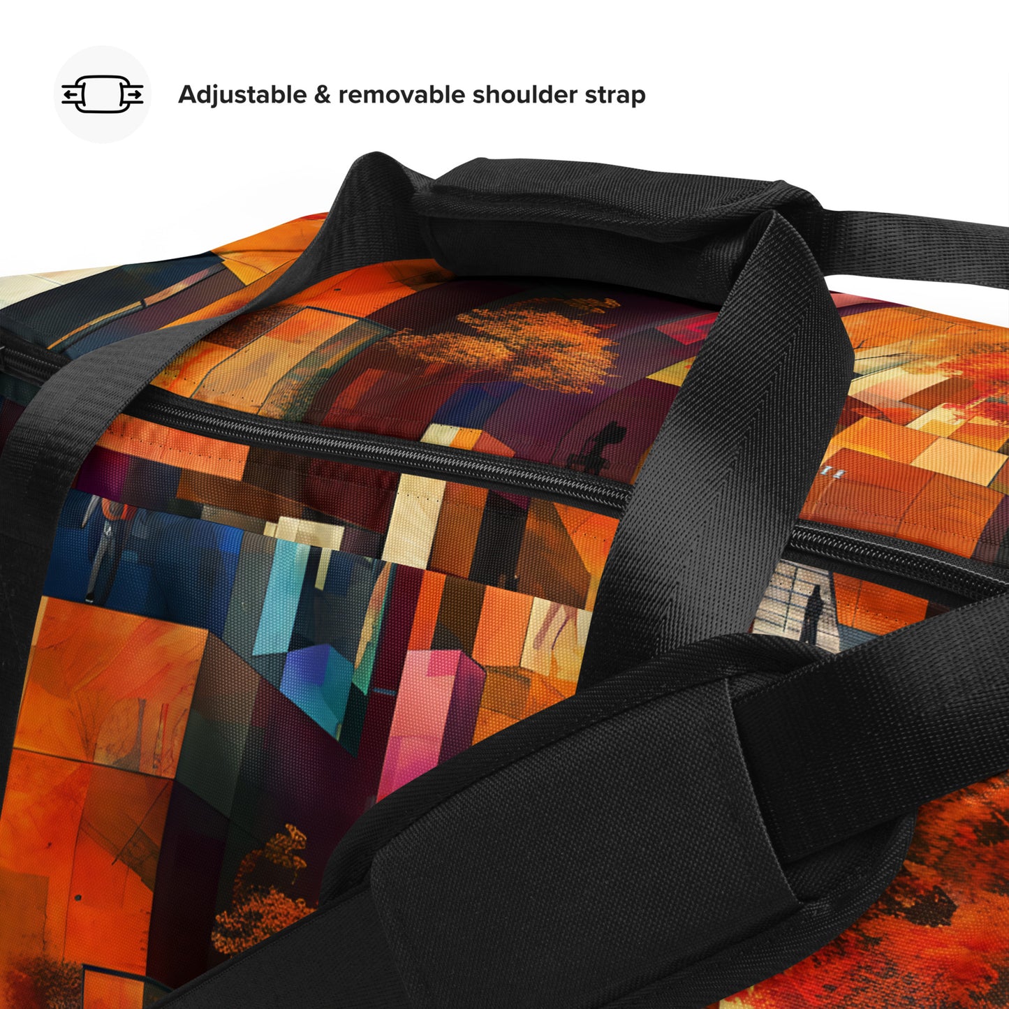Vibrant Autumn Duffle Bag