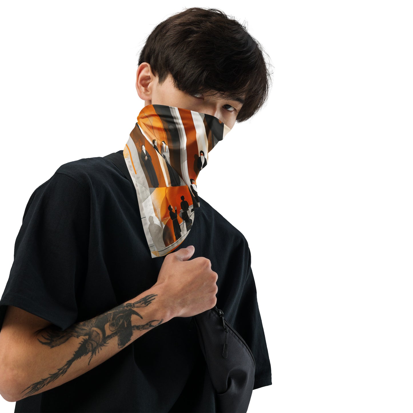 Pañuelo con estampado integral DC
