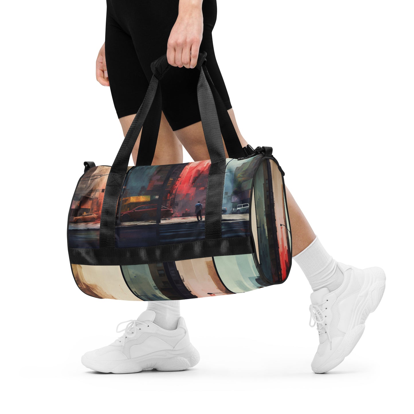 All-over print gym bag