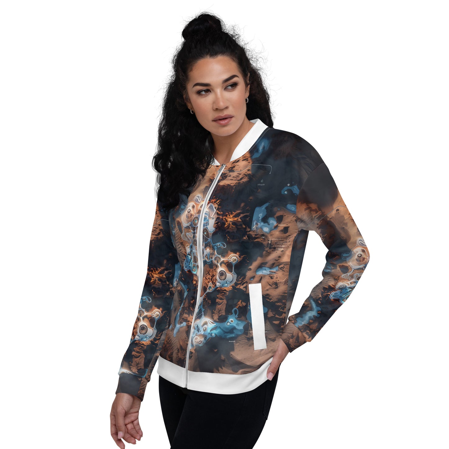 D-P Unisex Bomber Jacket