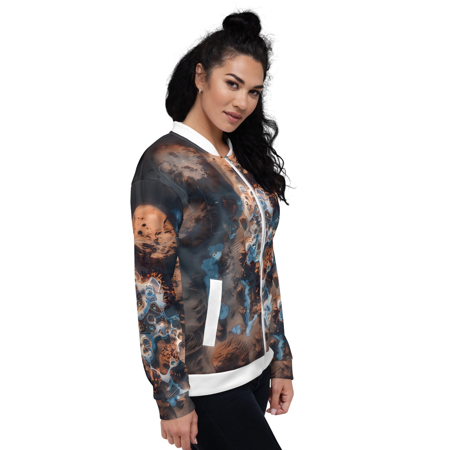 D-P Unisex Bomber Jacket