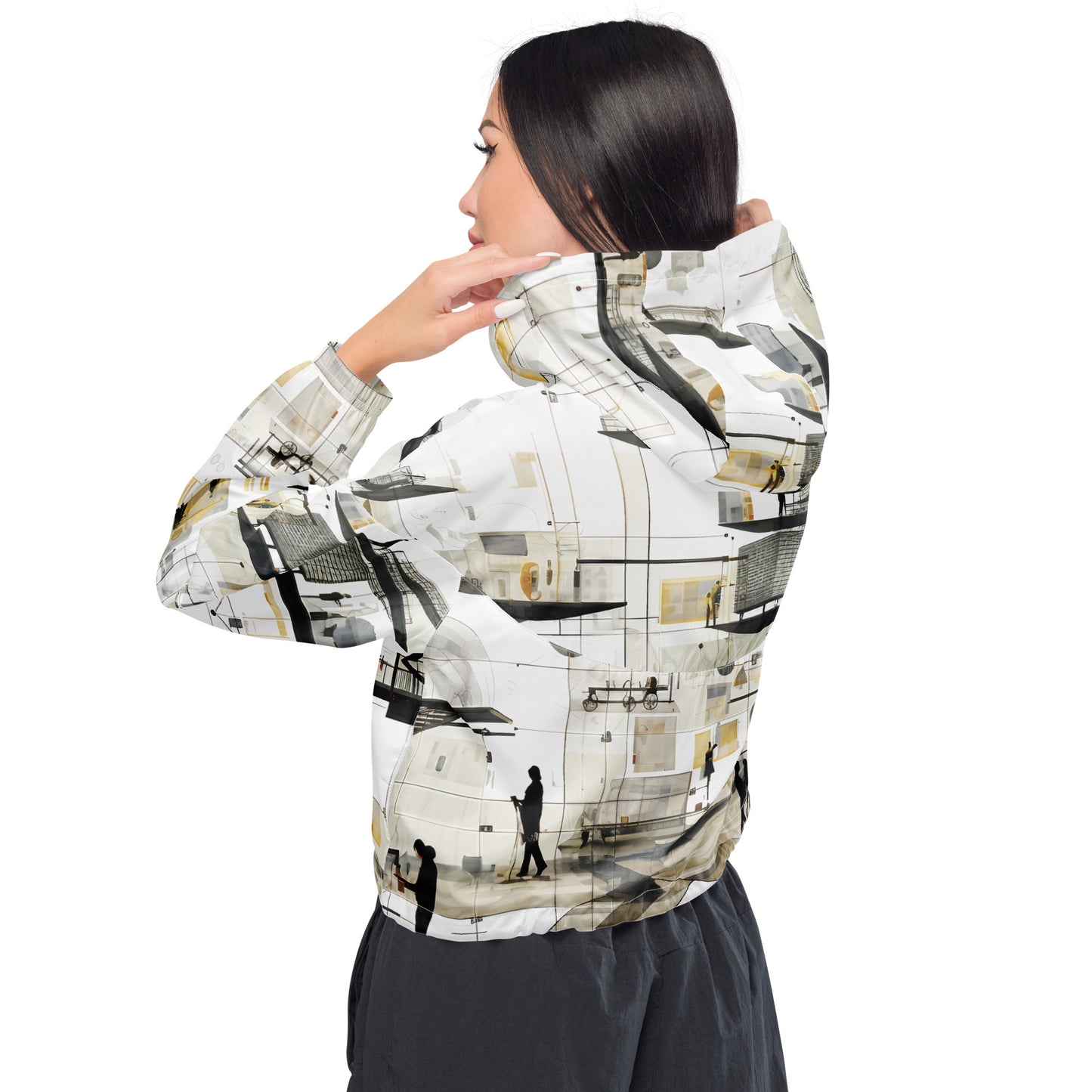 Women’s cropped windbreaker