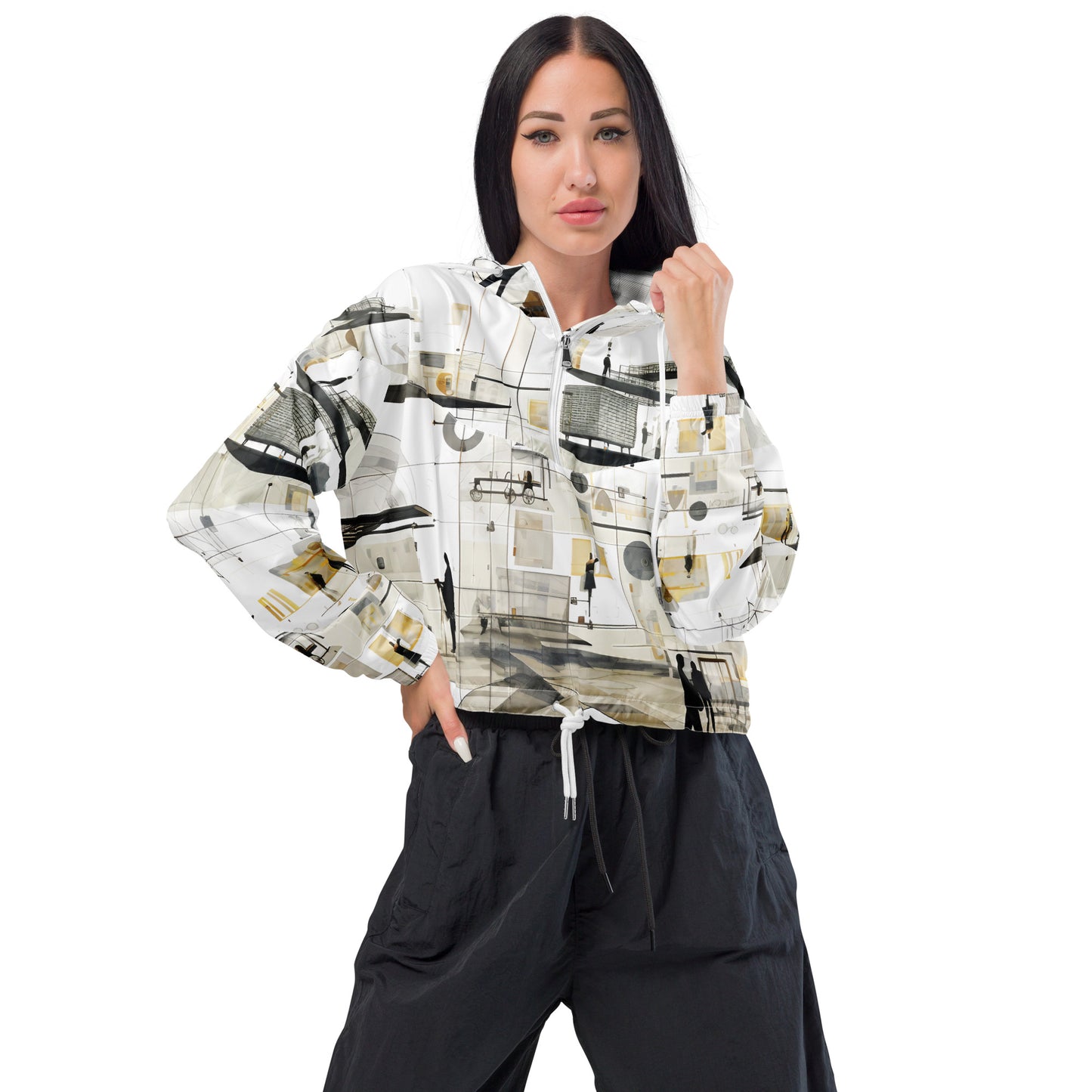 Women’s cropped windbreaker