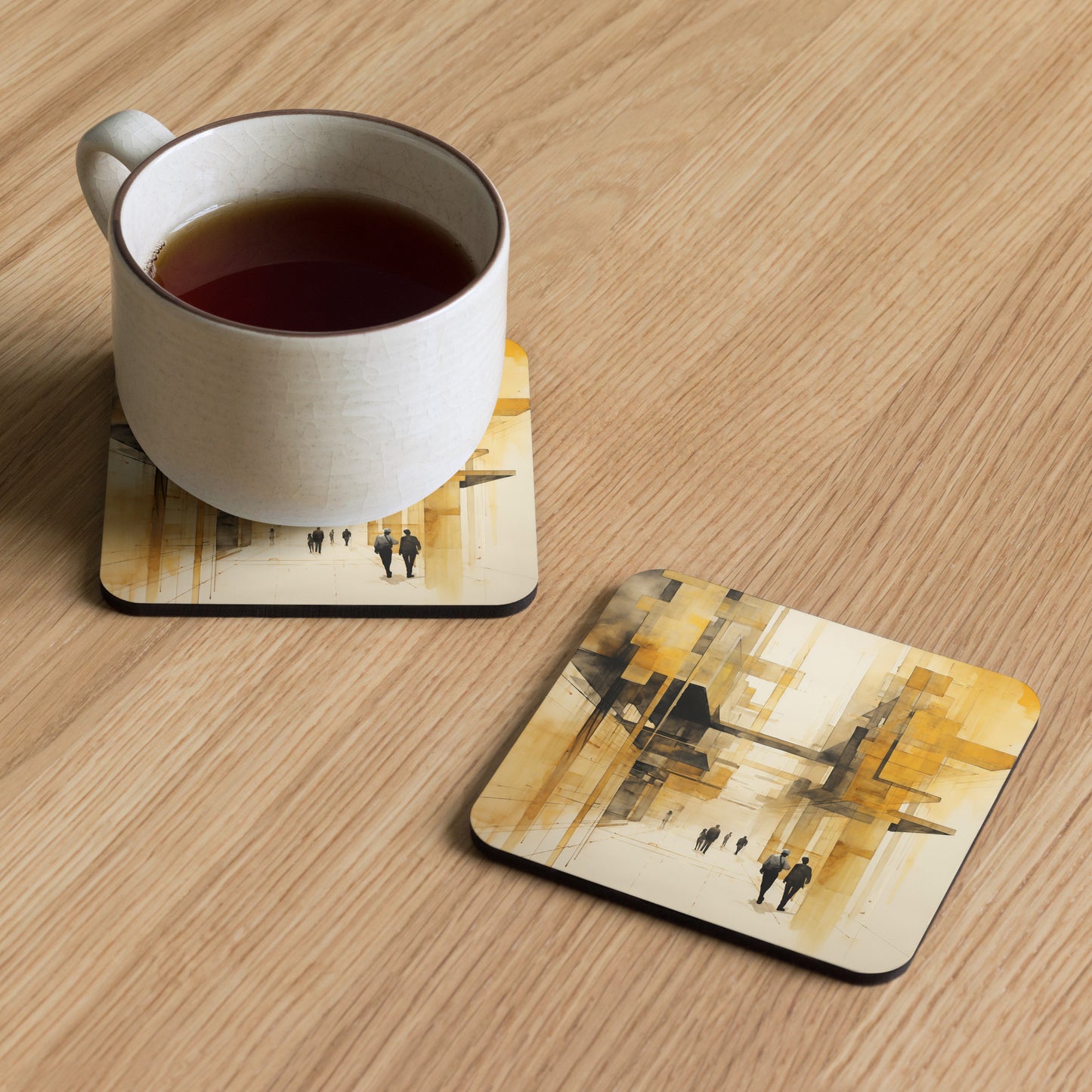 T-S Cork-back coaster