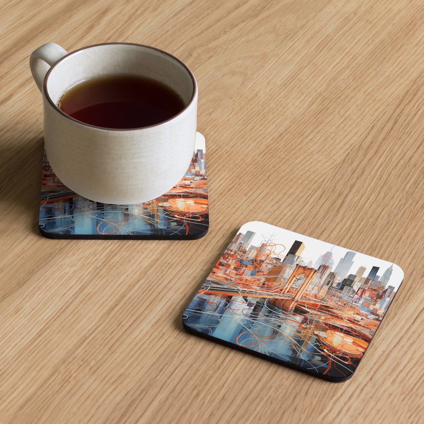 D-S Cork-back coaster