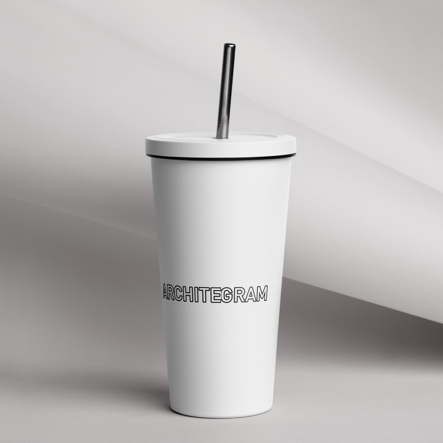 Vaso térmico con pajita T-SE