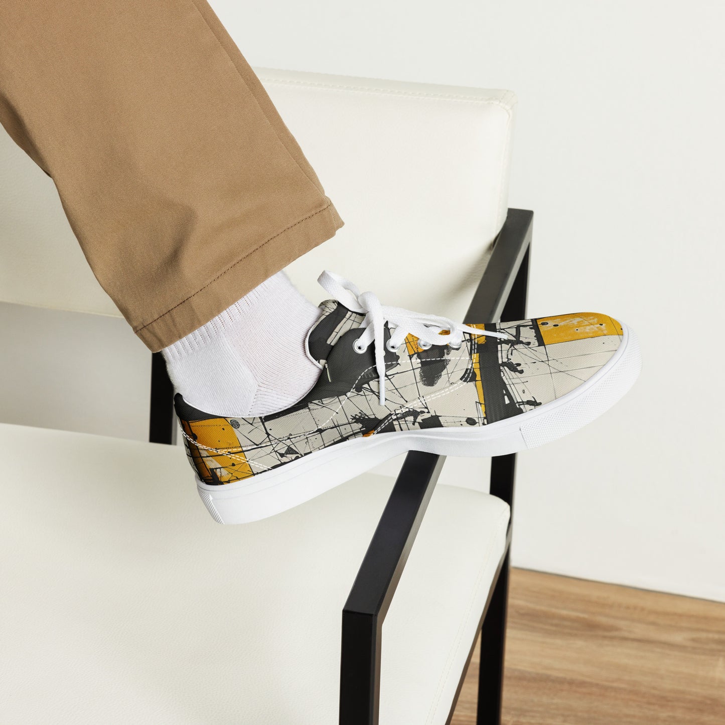 T-S Men’s lace-up canvas shoes