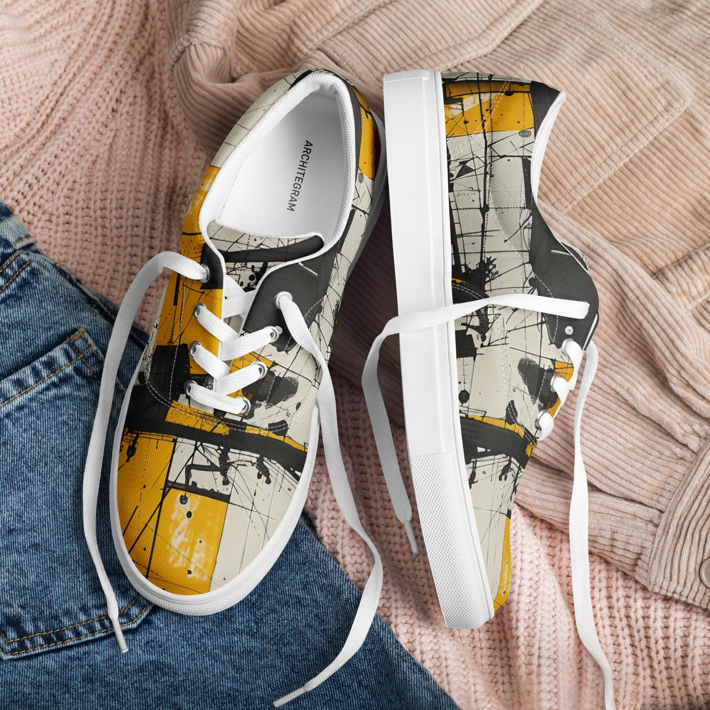 T-S Men’s lace-up canvas shoes
