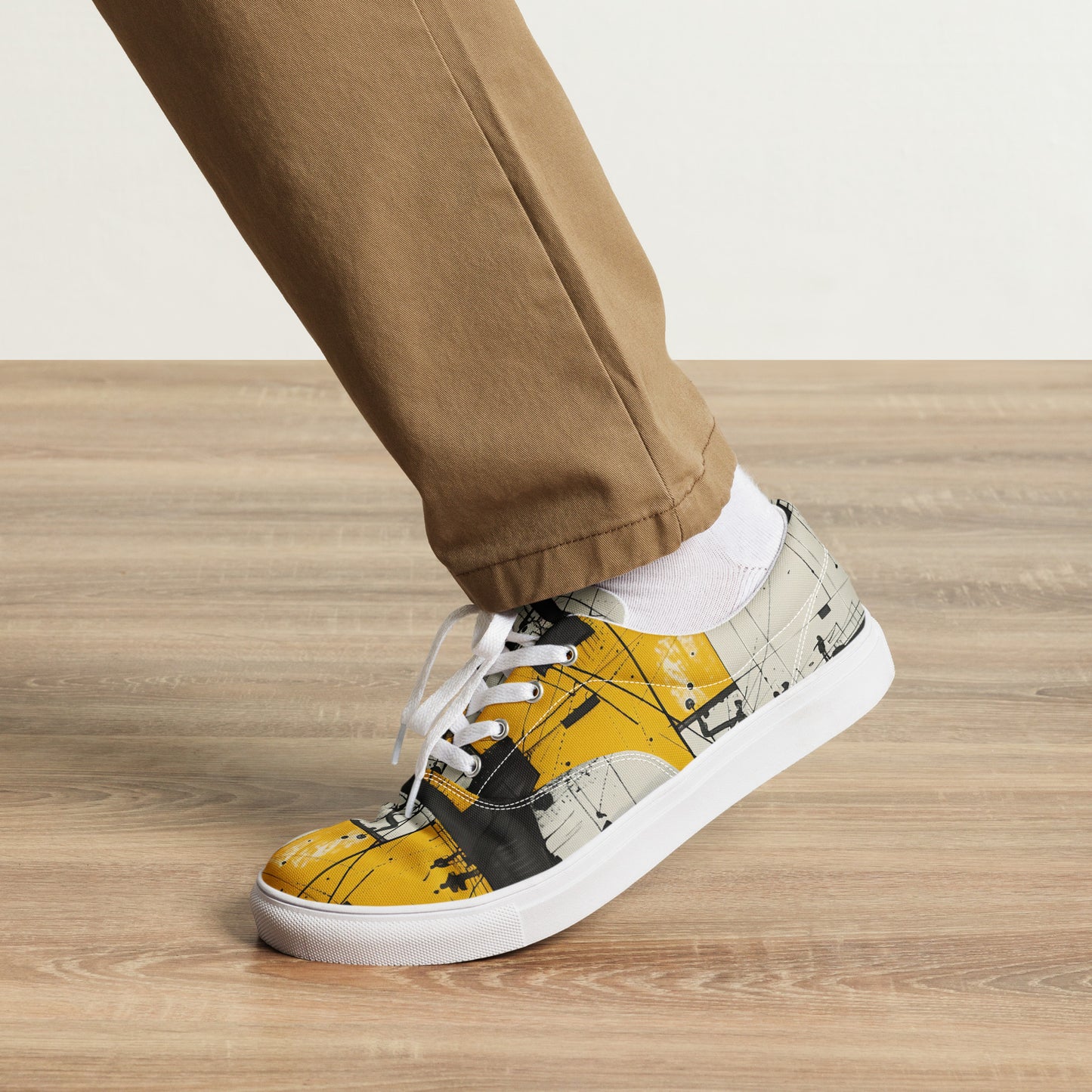 T-S Men’s lace-up canvas shoes