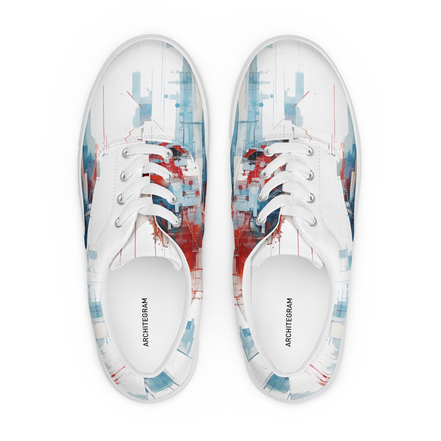 D-S Men’s lace-up canvas shoes
