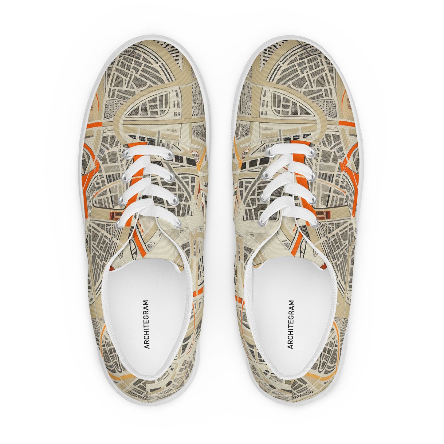 Men’s lace-up canvas shoes