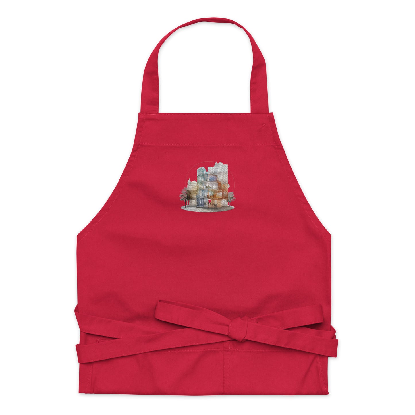 Delantal de algodón orgánico FD