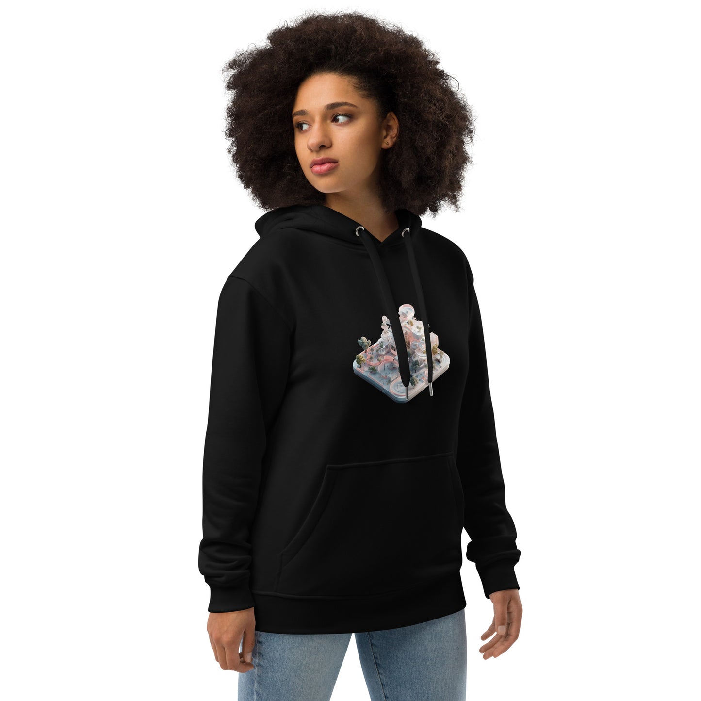 D-3D Premium eco hoodie