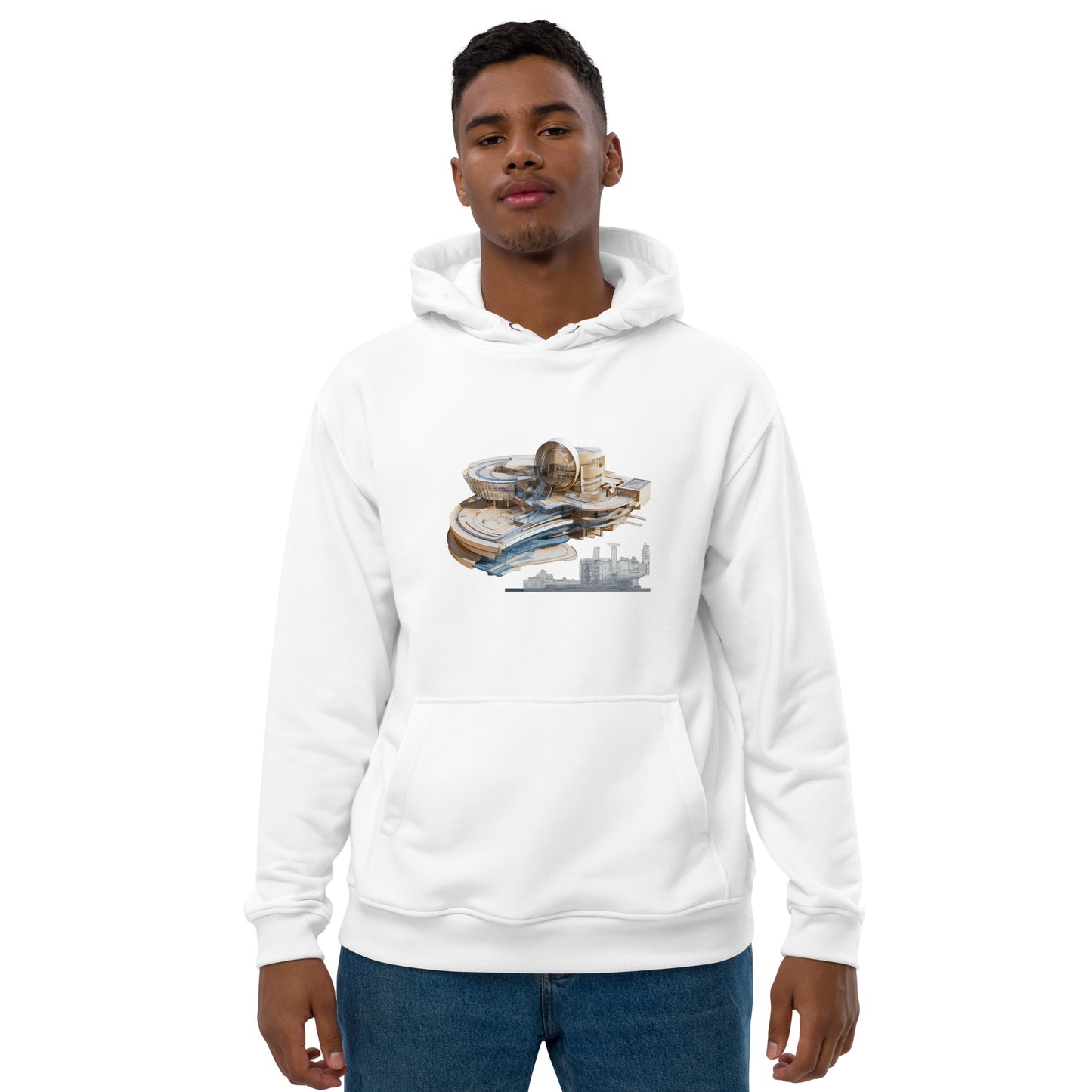 D-3D Premium eco hoodie
