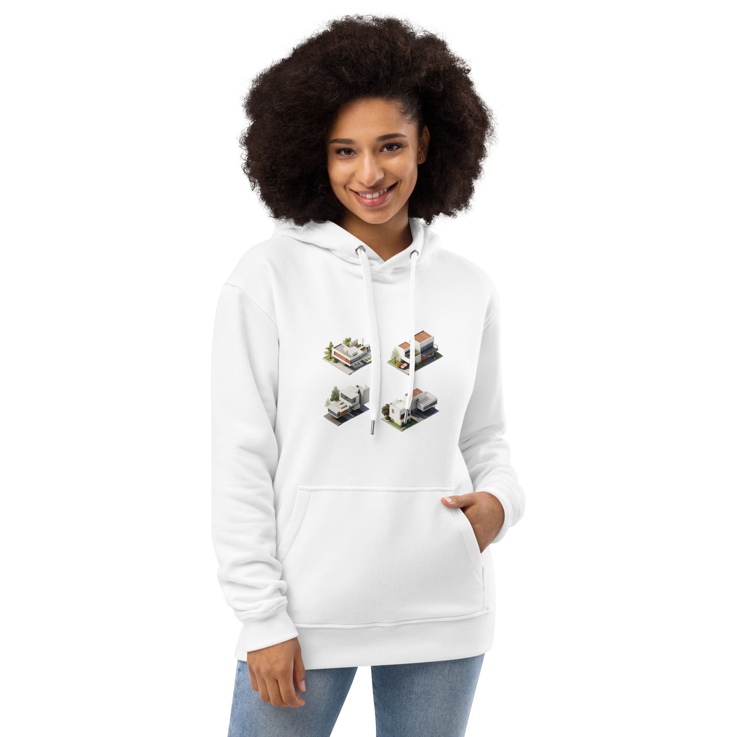 T-3D Premium eco hoodie