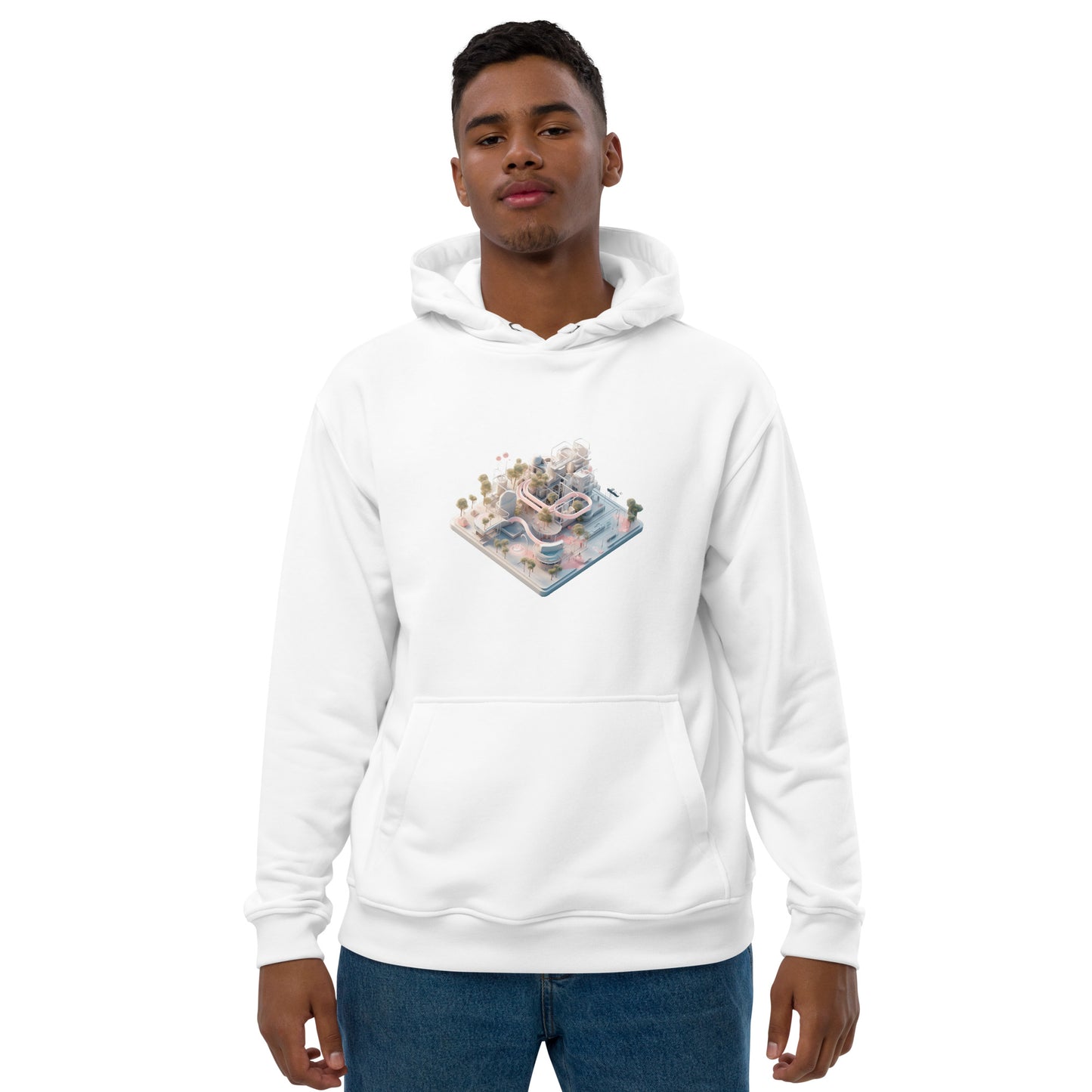 D-3D Premium eco hoodie
