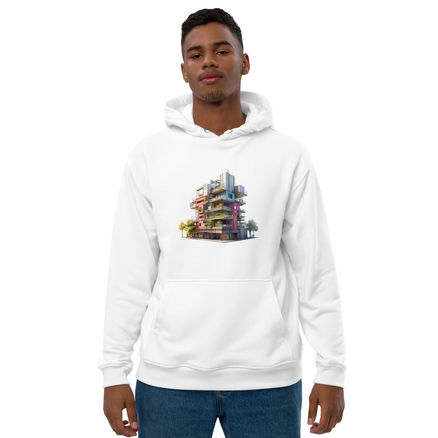T-3D Premium eco hoodie
