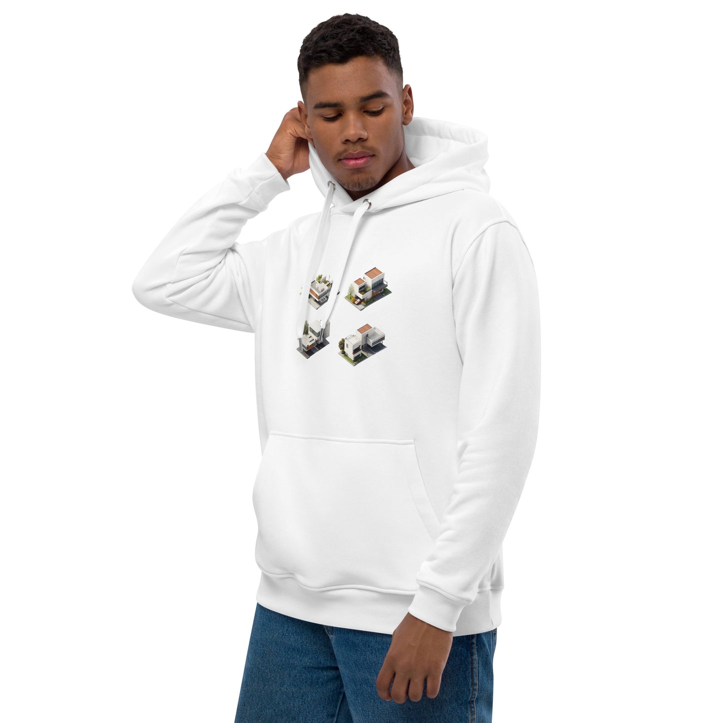 T-3D Premium eco hoodie
