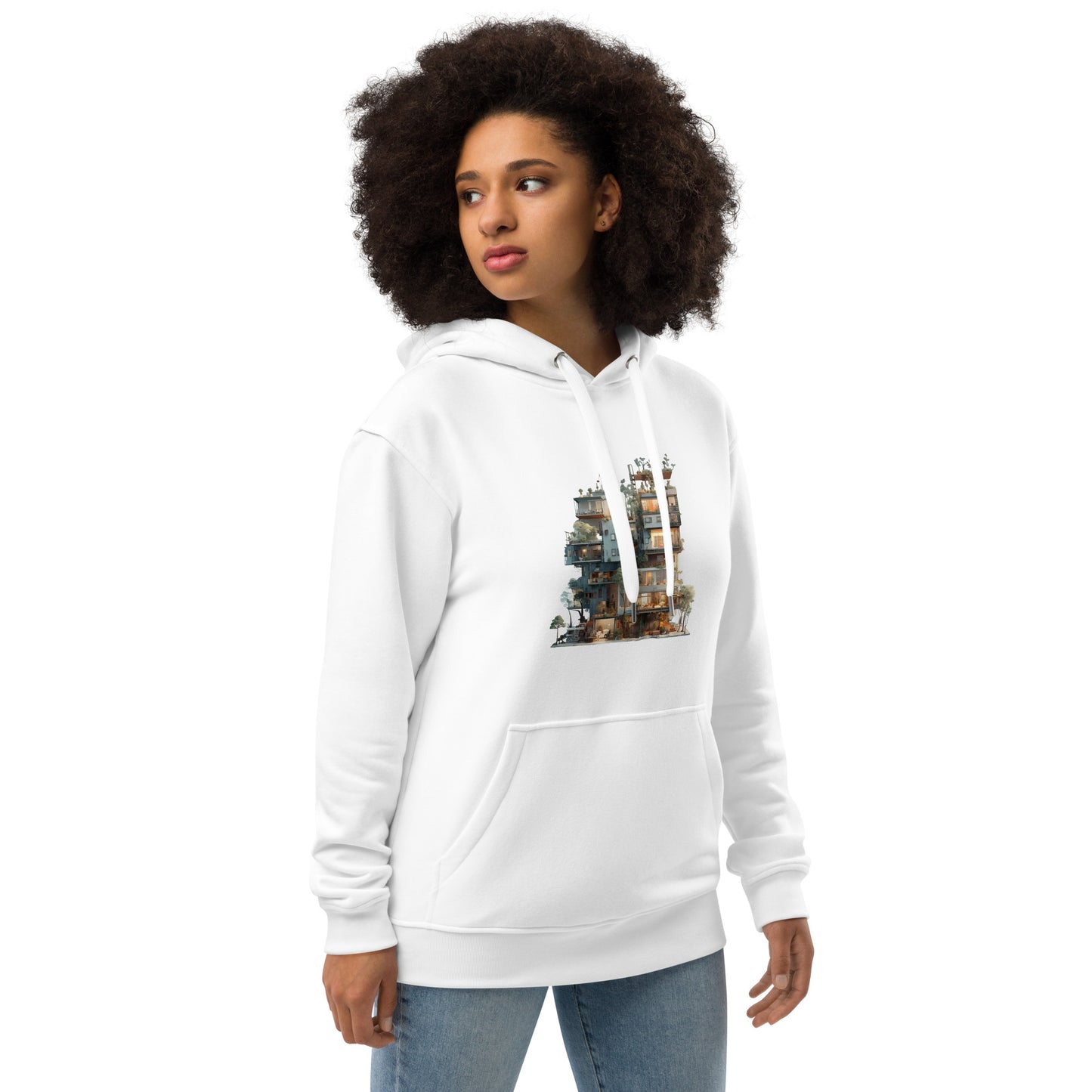 T-3D Premium eco hoodie