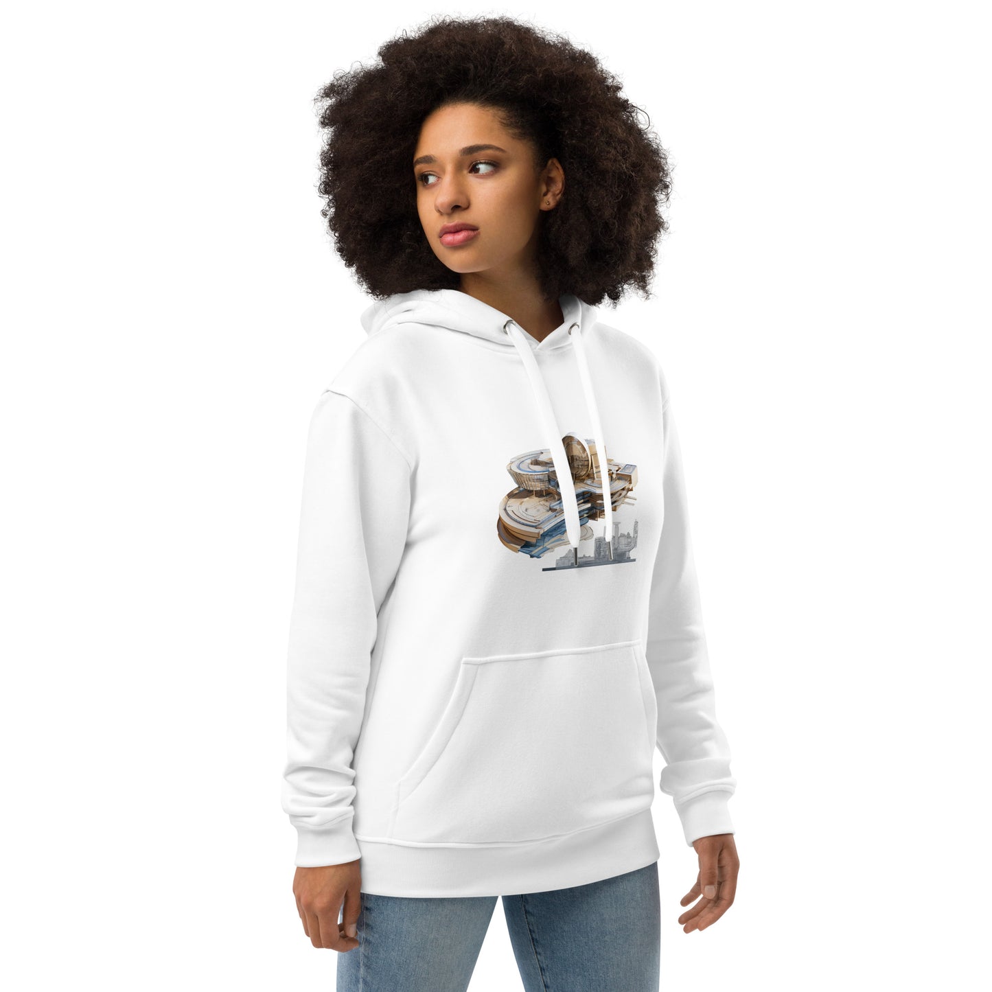 D-3D Premium eco hoodie