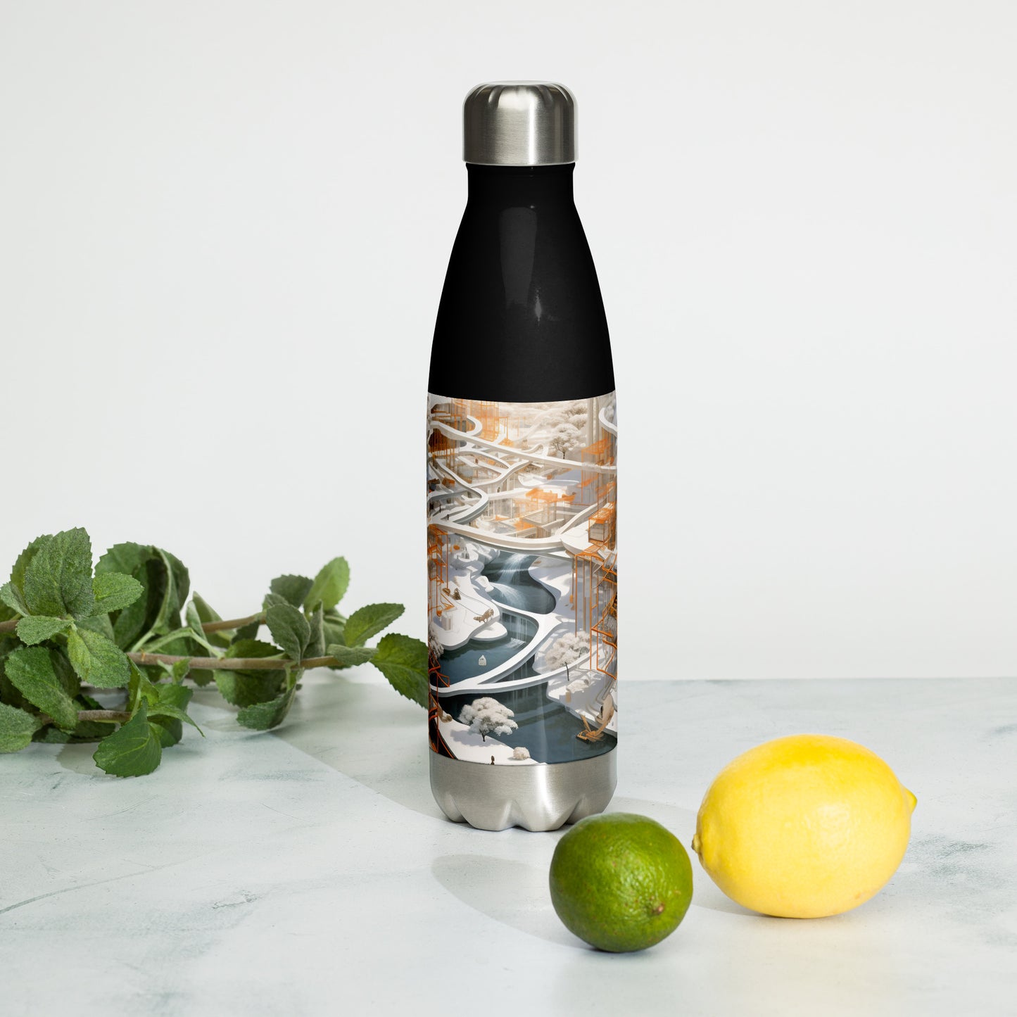 Stainless steel water bottle